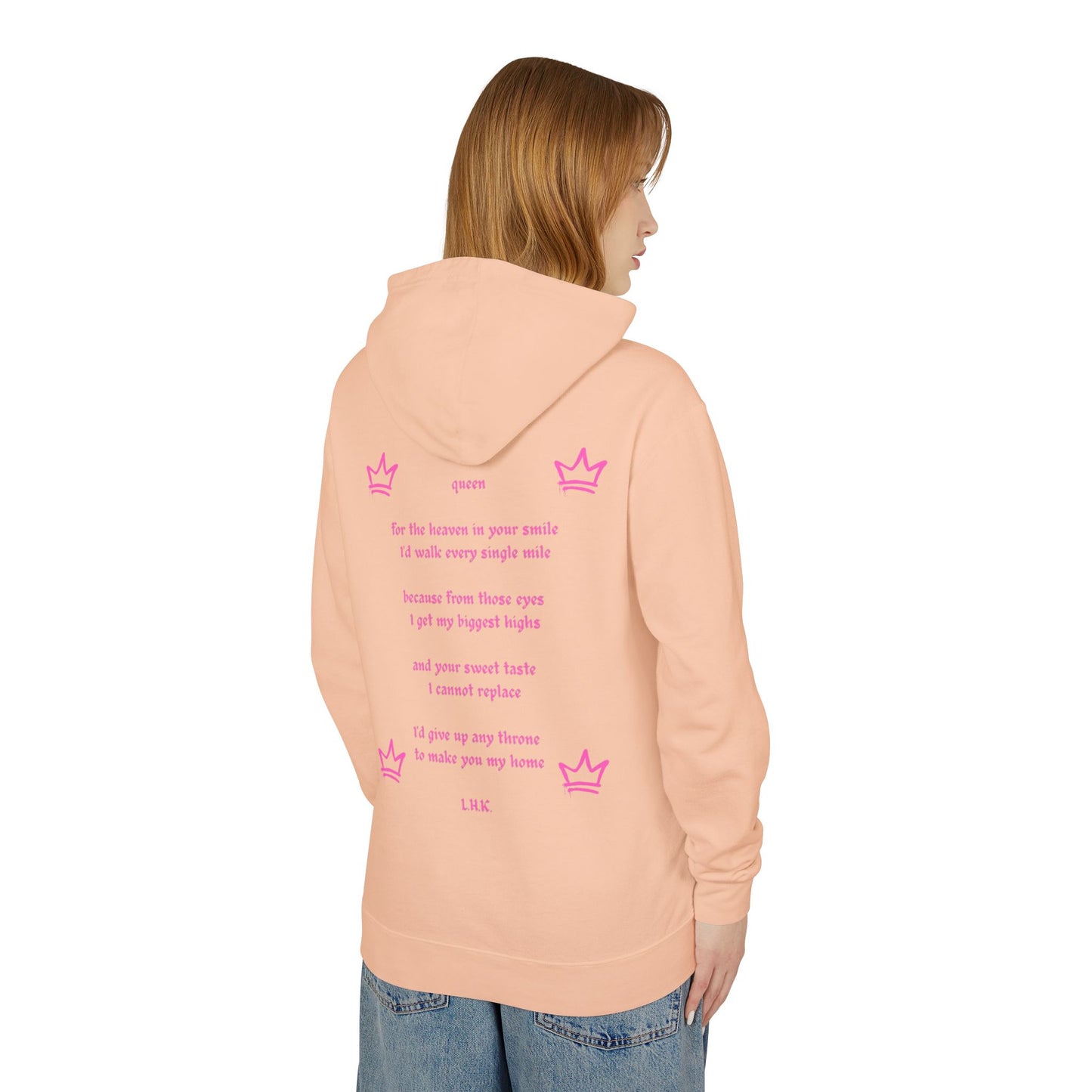 Love Poet Society Unisex Lightweight Hooded Sweatshirt - Inspirational Quotes for Literary Lovers