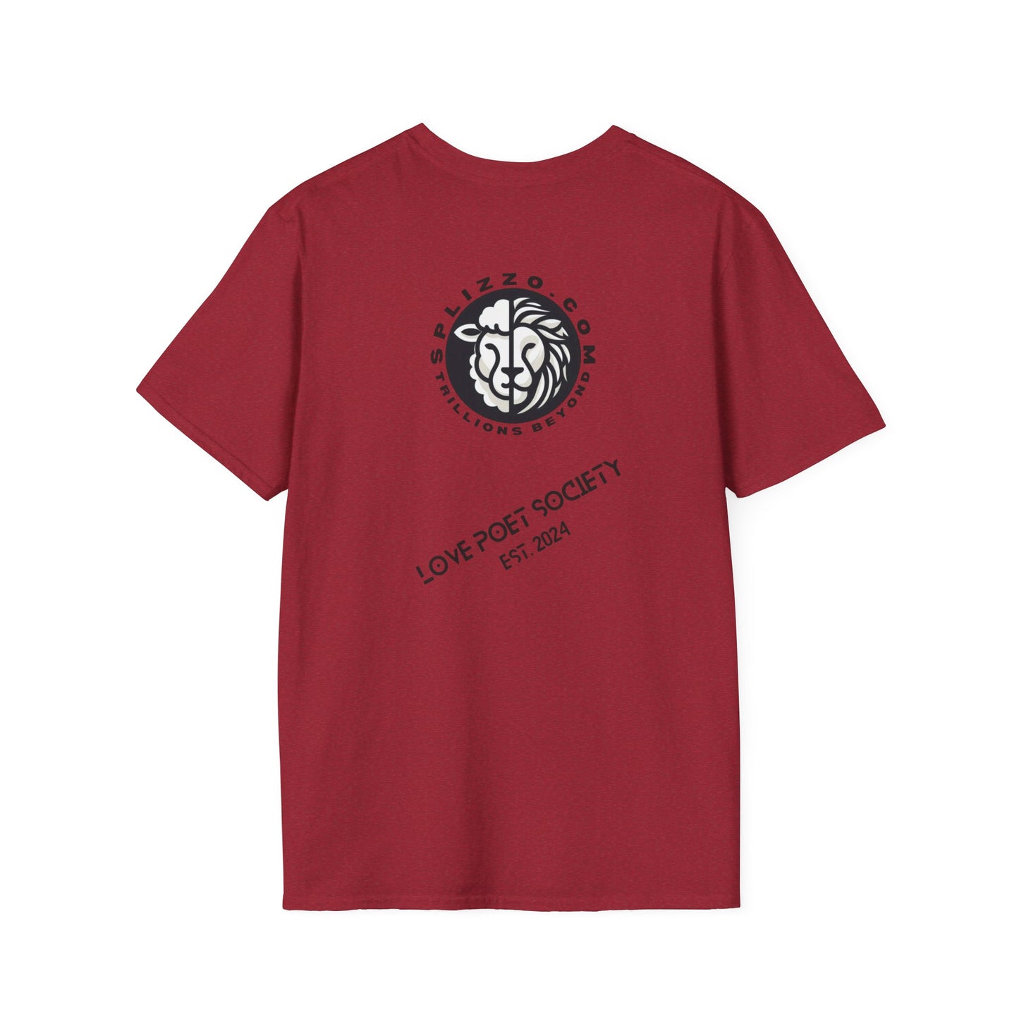 Inspirational Unisex Softstyle T-Shirt - 'You Deserve Flowers' & Lion-Sheep Graphic