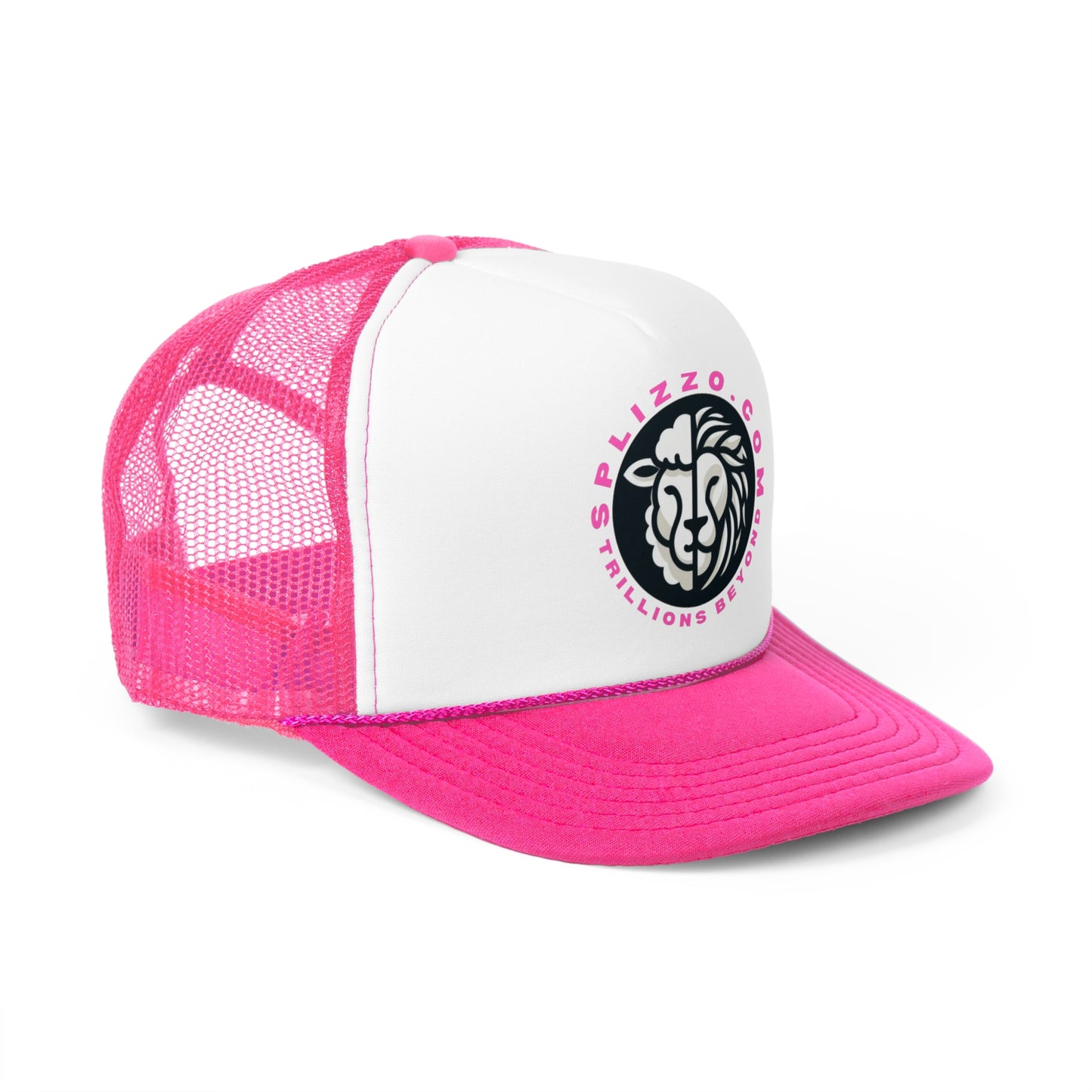 SPLIZZO.COM Lion Trucker Cap - Stylish Mesh Hat for Everyday Adventures