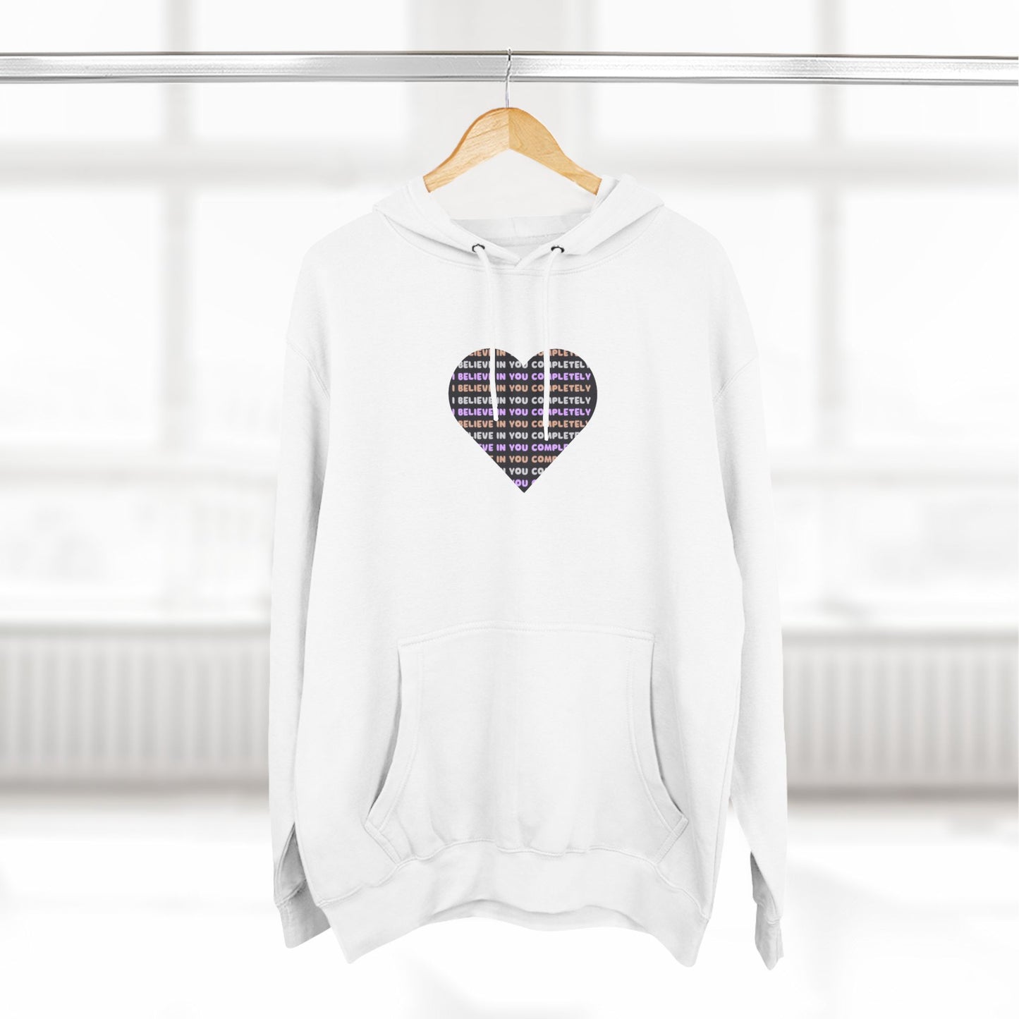 Comfortable Three-Panel Fleece Hoodie for Cozy Casual Days