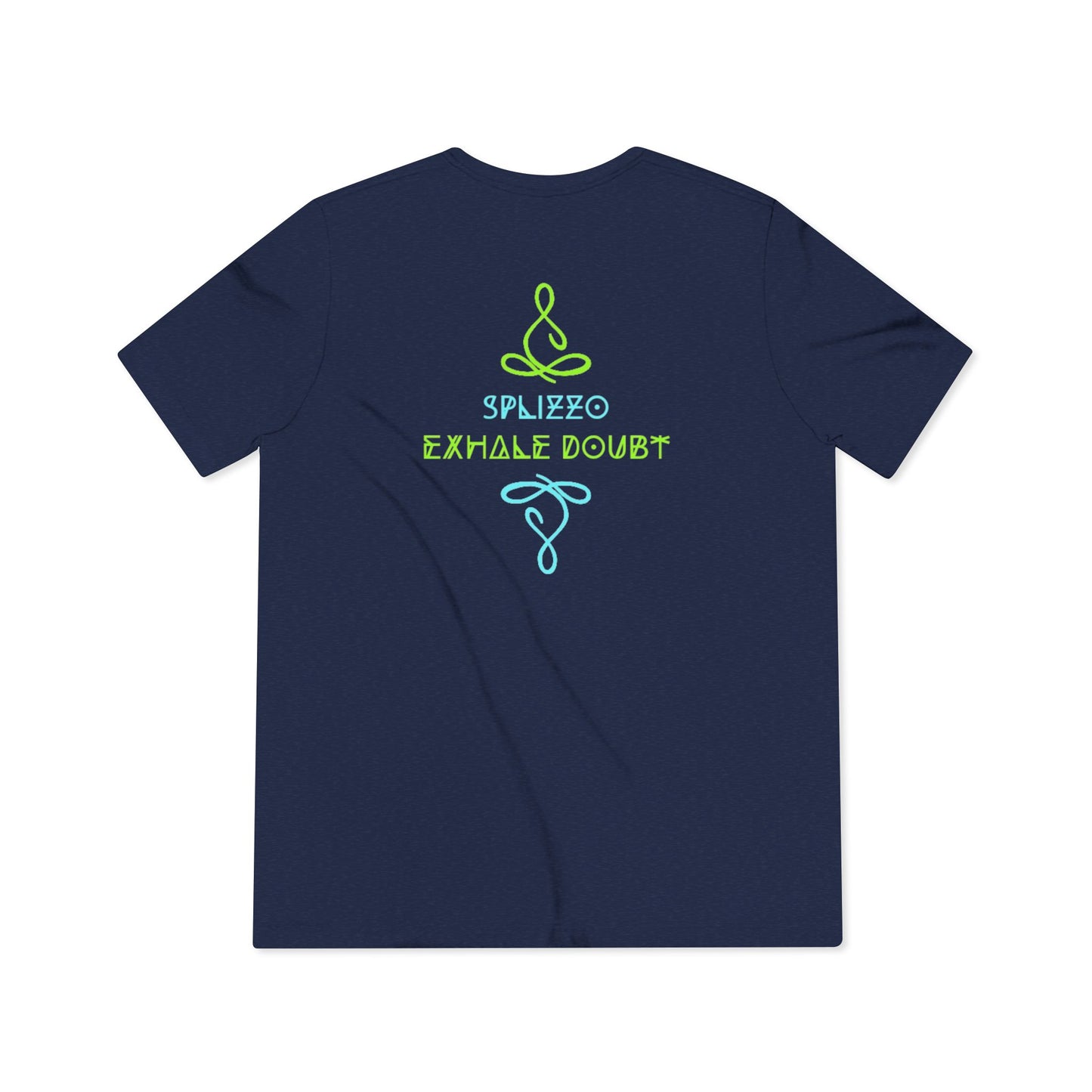 Inhale Courage Unisex Triblend Tee - Motivational Graphic T-Shirt