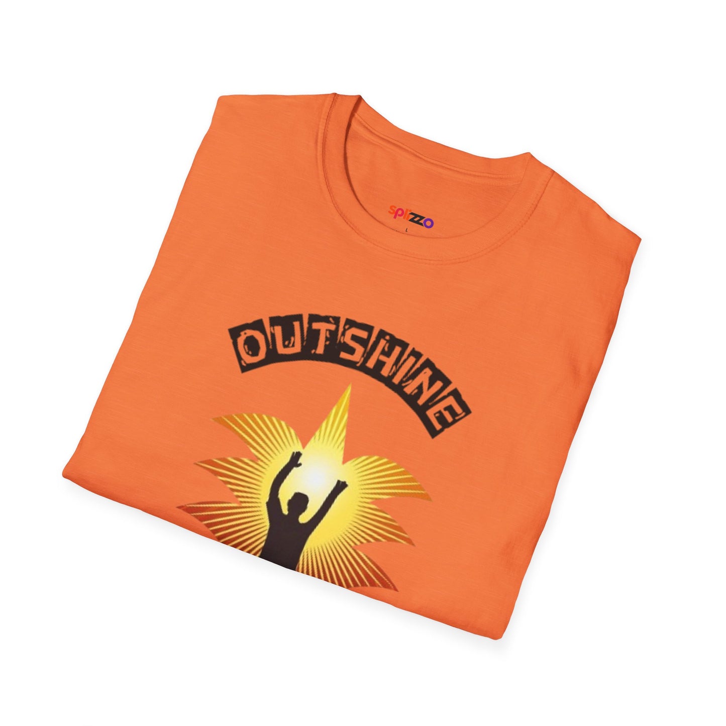 Arren Unisex Softstyle T-Shirt - 'Outshine Your Shadow' Inspirational Tee