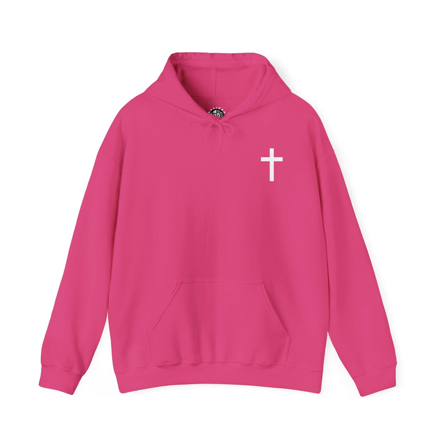 Faith & Love Unisex Hooded Sweatshirt - Jesus Cross Design