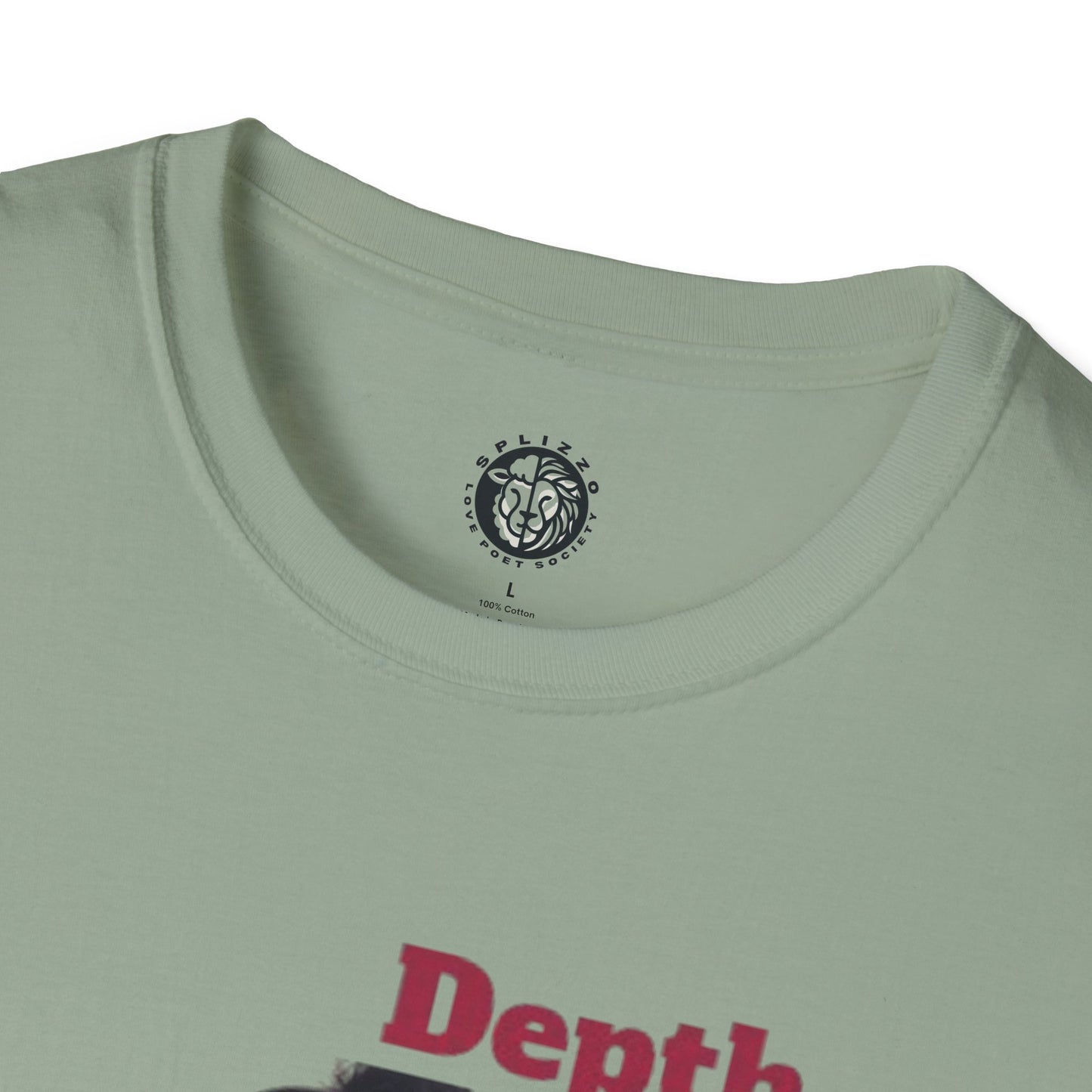 Unisex Softstyle T-Shirt - 'Depth Beyond Display Splizzo' Artistic Design