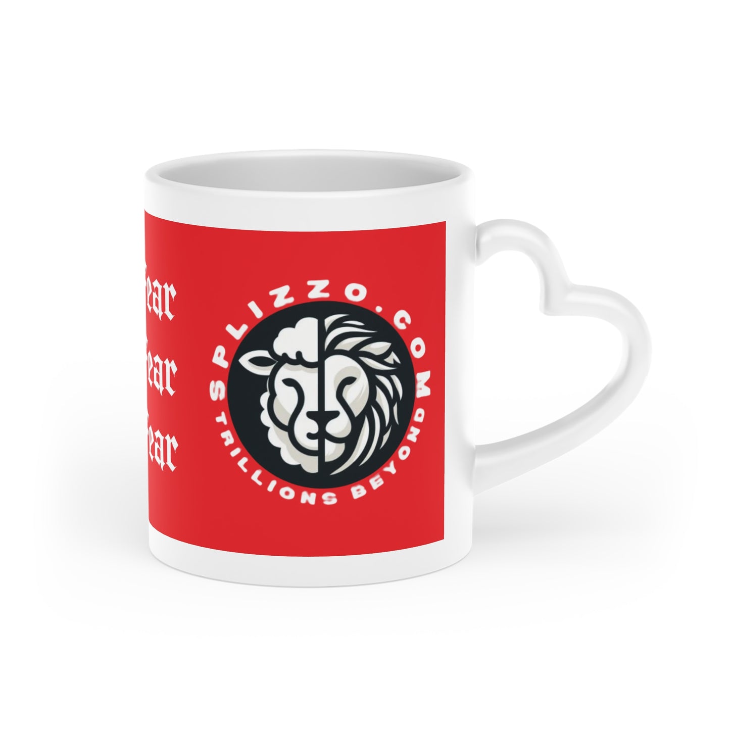 Heart-Shaped Mug - Splizzo.com Logo - Perfect Gift for Splizzo Lovers