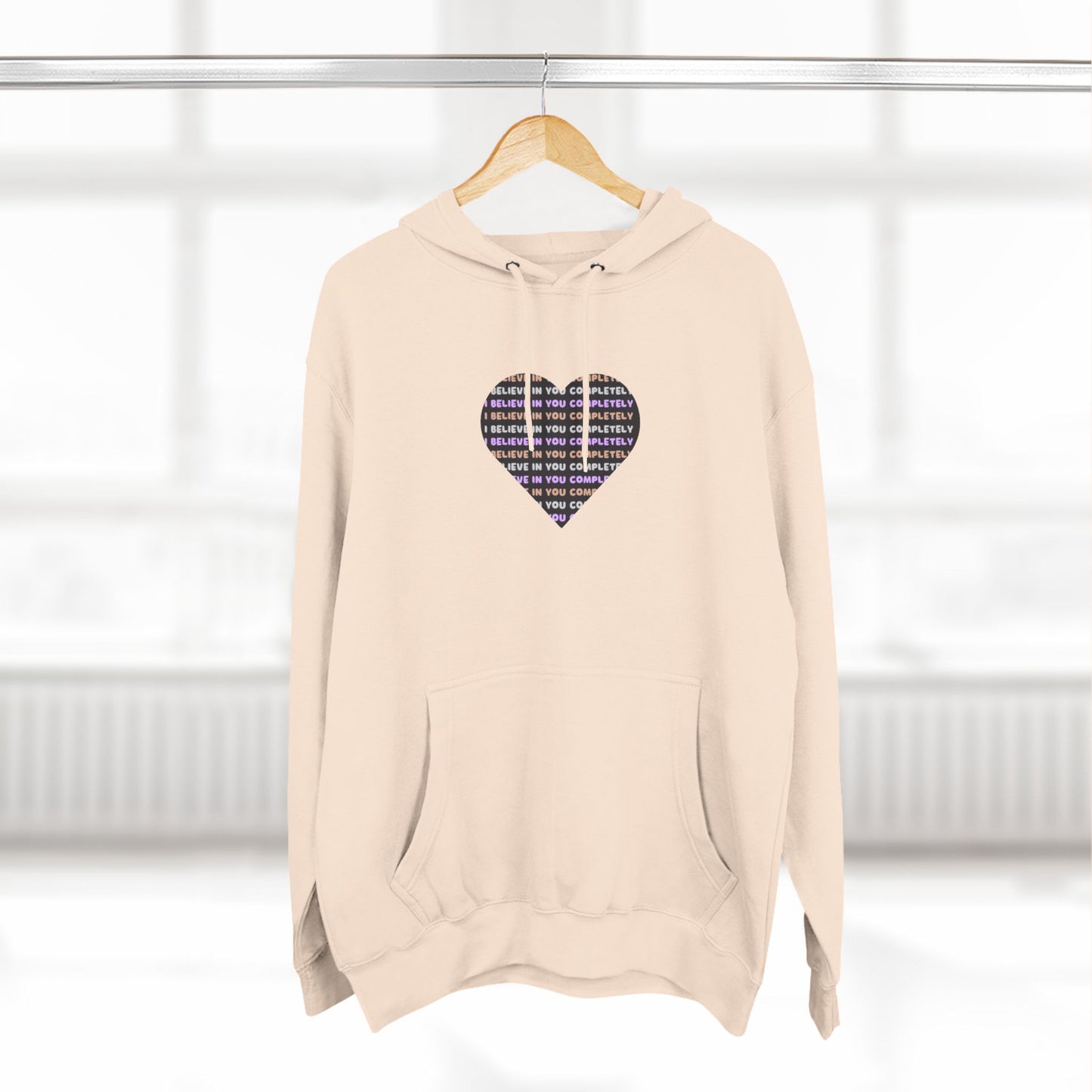 Comfortable Three-Panel Fleece Hoodie for Cozy Casual Days