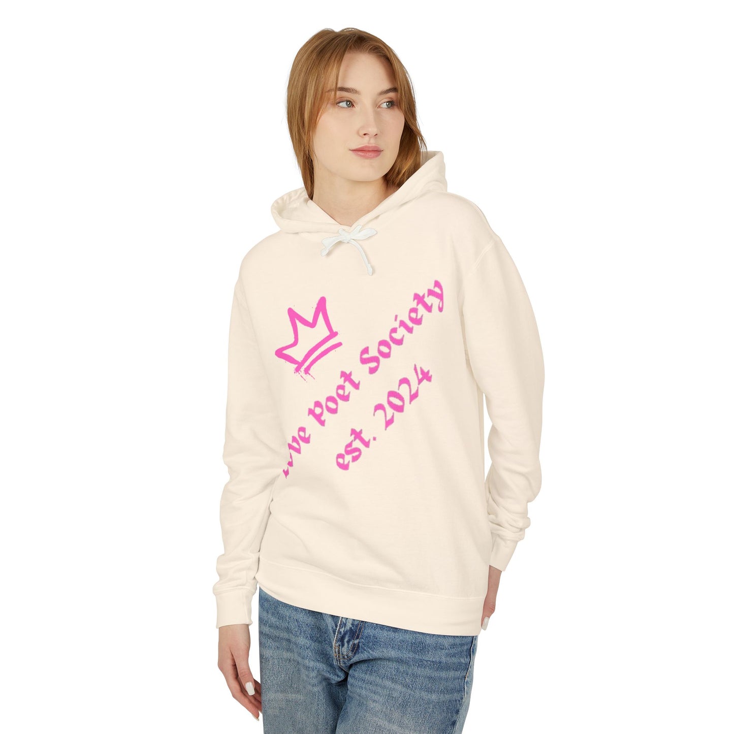 Love Poet Society Unisex Lightweight Hooded Sweatshirt - Inspirational Quotes for Literary Lovers