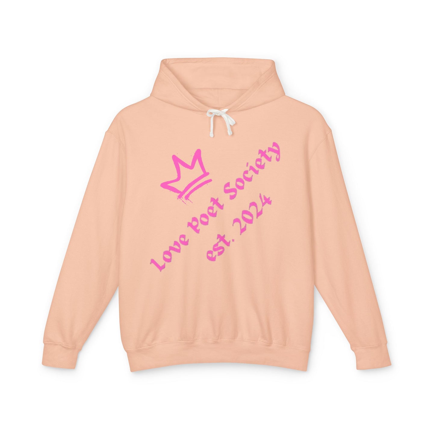 Love Poet Society Unisex Lightweight Hooded Sweatshirt - Inspirational Quotes for Literary Lovers