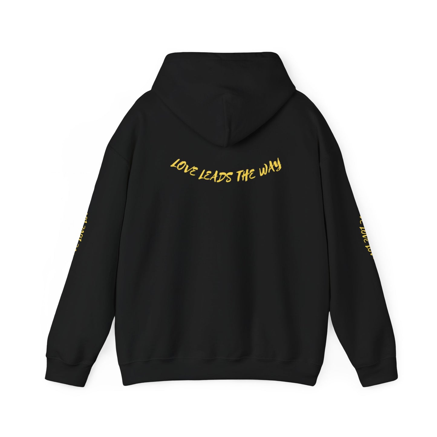 Unisex Heavy Blend™ Hooded Sweatshirt - "Lead with Your Heart" Inspirational Pullover