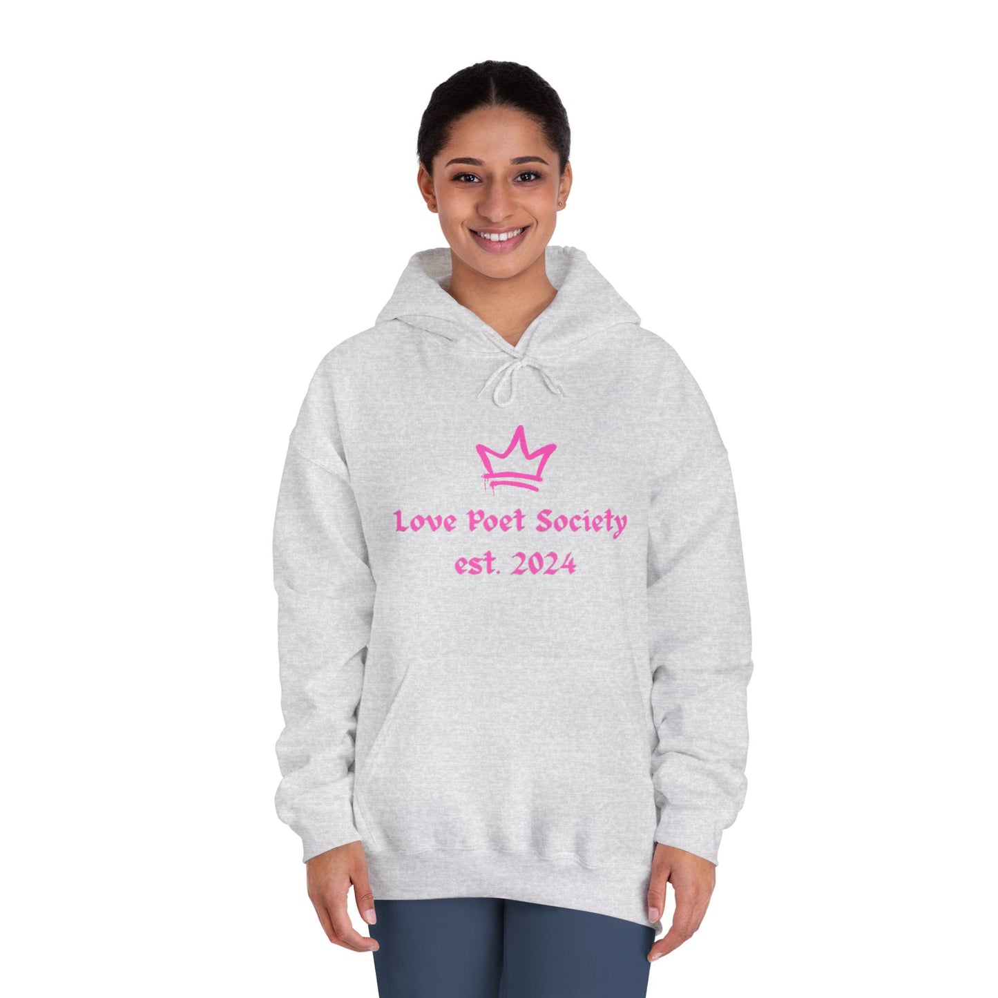 Love Poet Society Unisex Hooded Sweatshirt - Inspirational Poetry Design
