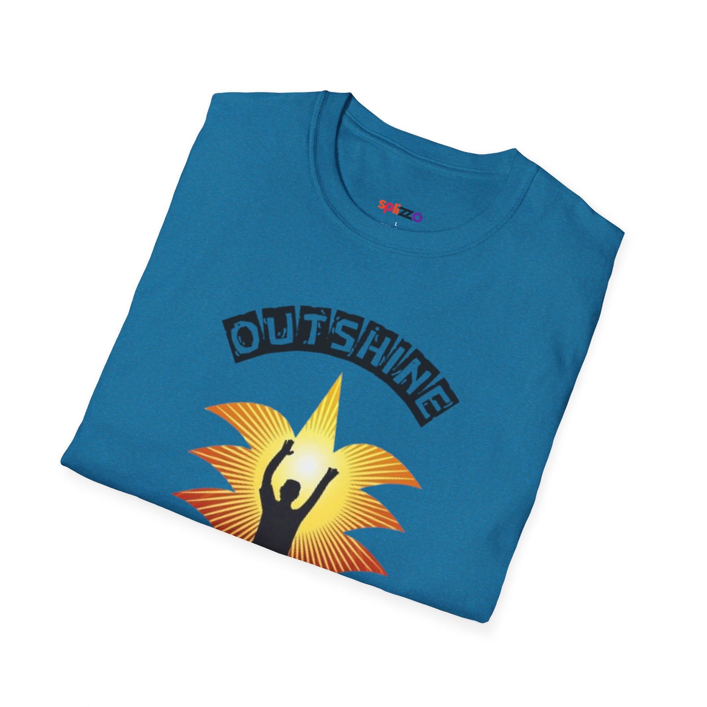 Arren Unisex Softstyle T-Shirt - 'Outshine Your Shadow' Inspirational Tee