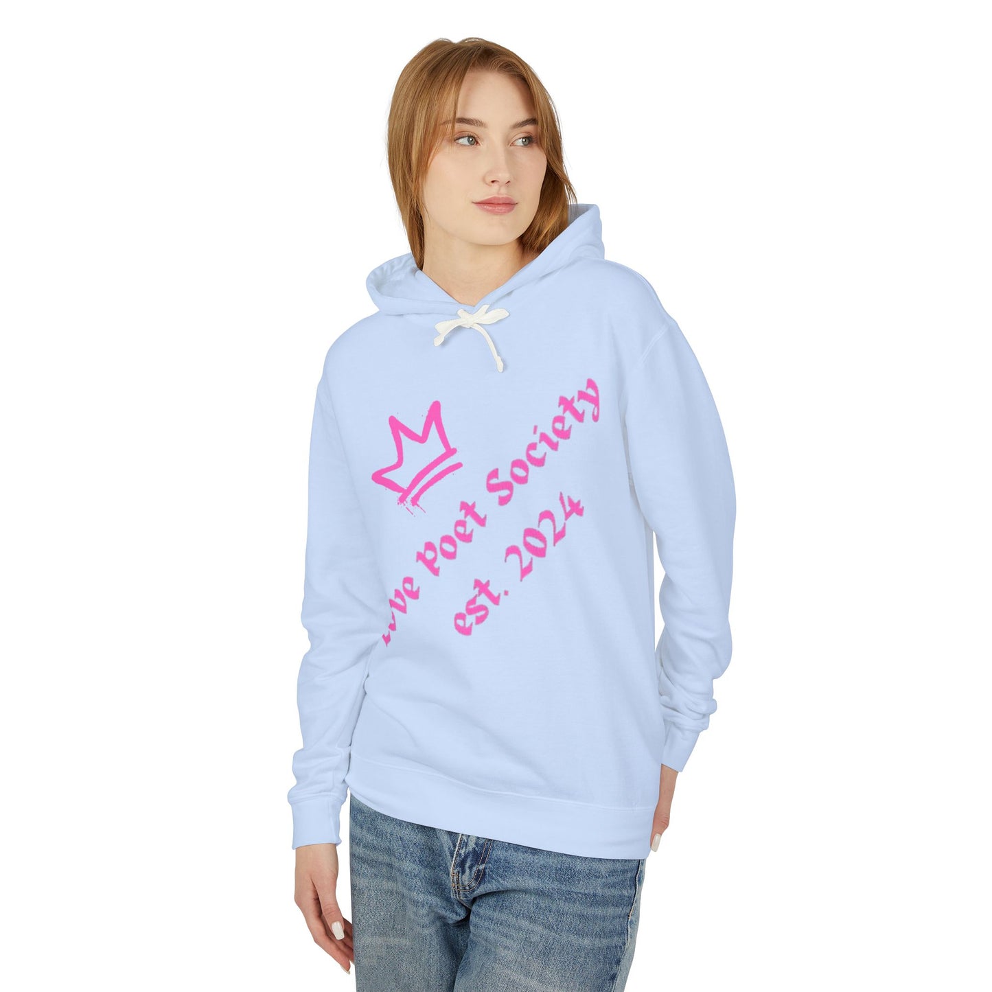 Love Poet Society Unisex Lightweight Hooded Sweatshirt - Inspirational Quotes for Literary Lovers