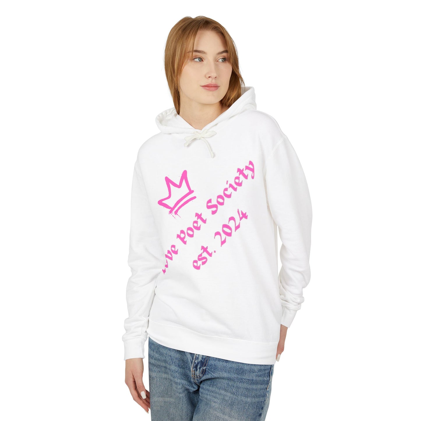 Love Poet Society Unisex Lightweight Hooded Sweatshirt - Inspirational Quotes for Literary Lovers