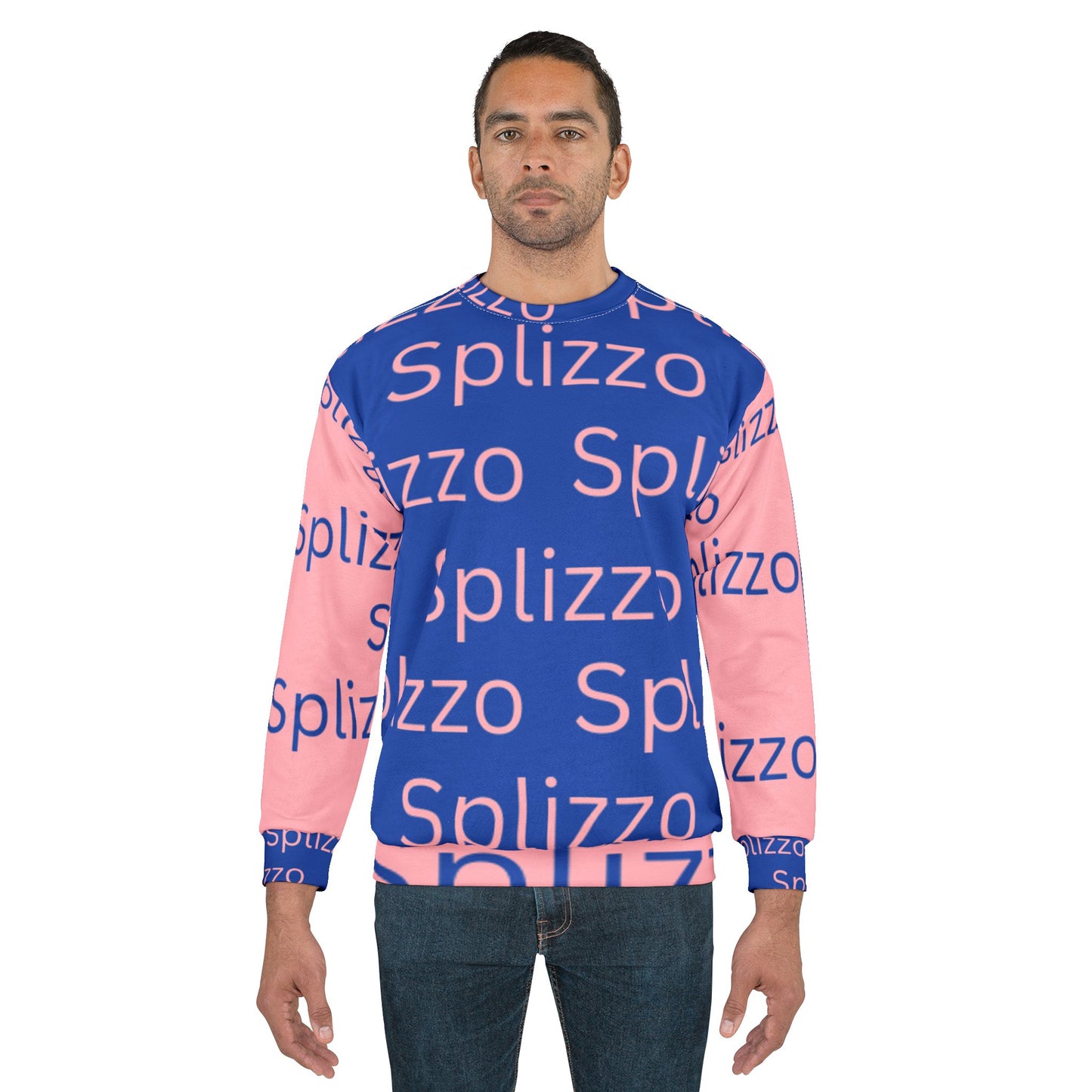 Trendy Unisex Sweatshirt with 'Splizzo' Print - Comfortable and Stylish for Everyday Wear