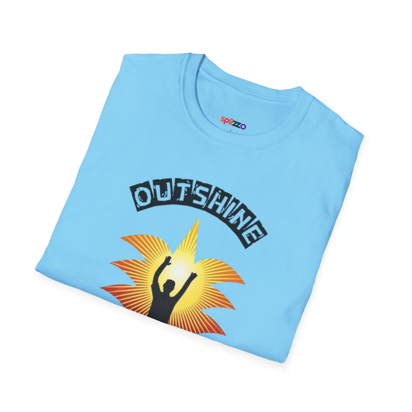 Arren Unisex Softstyle T-Shirt - 'Outshine Your Shadow' Inspirational Tee