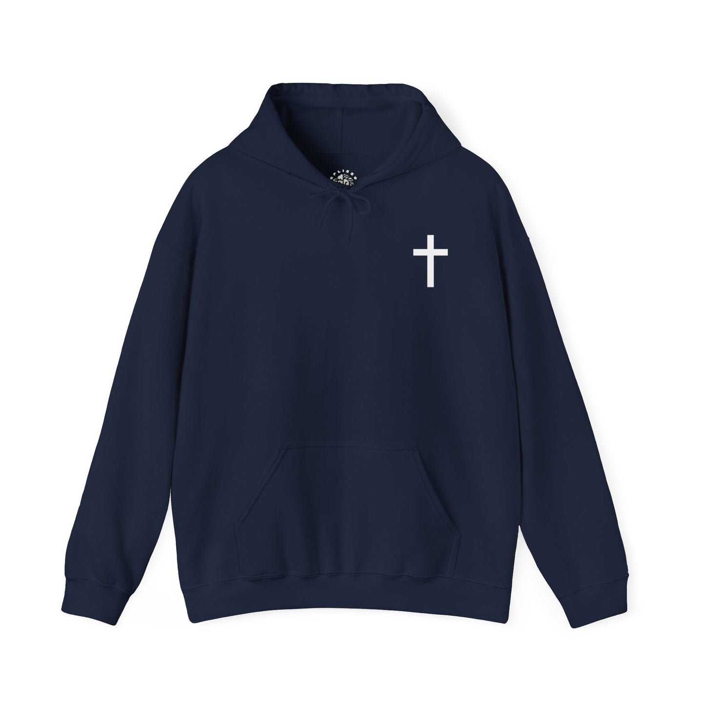 Faith & Love Unisex Hooded Sweatshirt - Jesus Cross Design