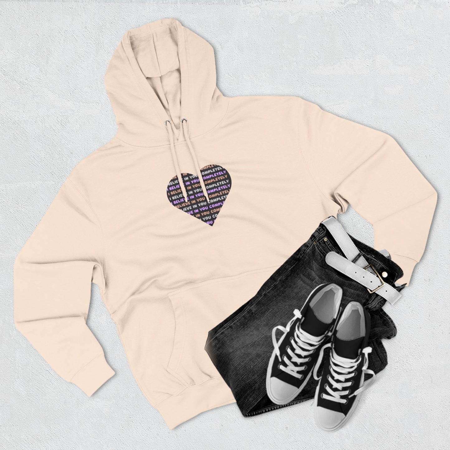 Comfortable Three-Panel Fleece Hoodie for Cozy Casual Days