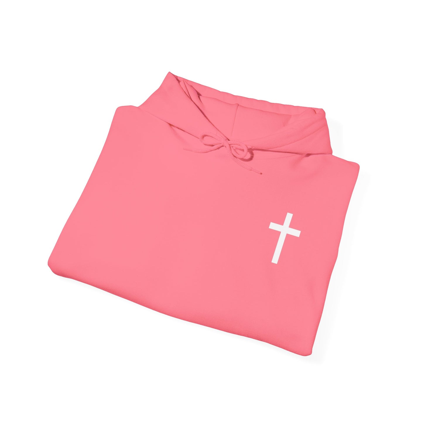 Faith & Love Unisex Hooded Sweatshirt - Jesus Cross Design