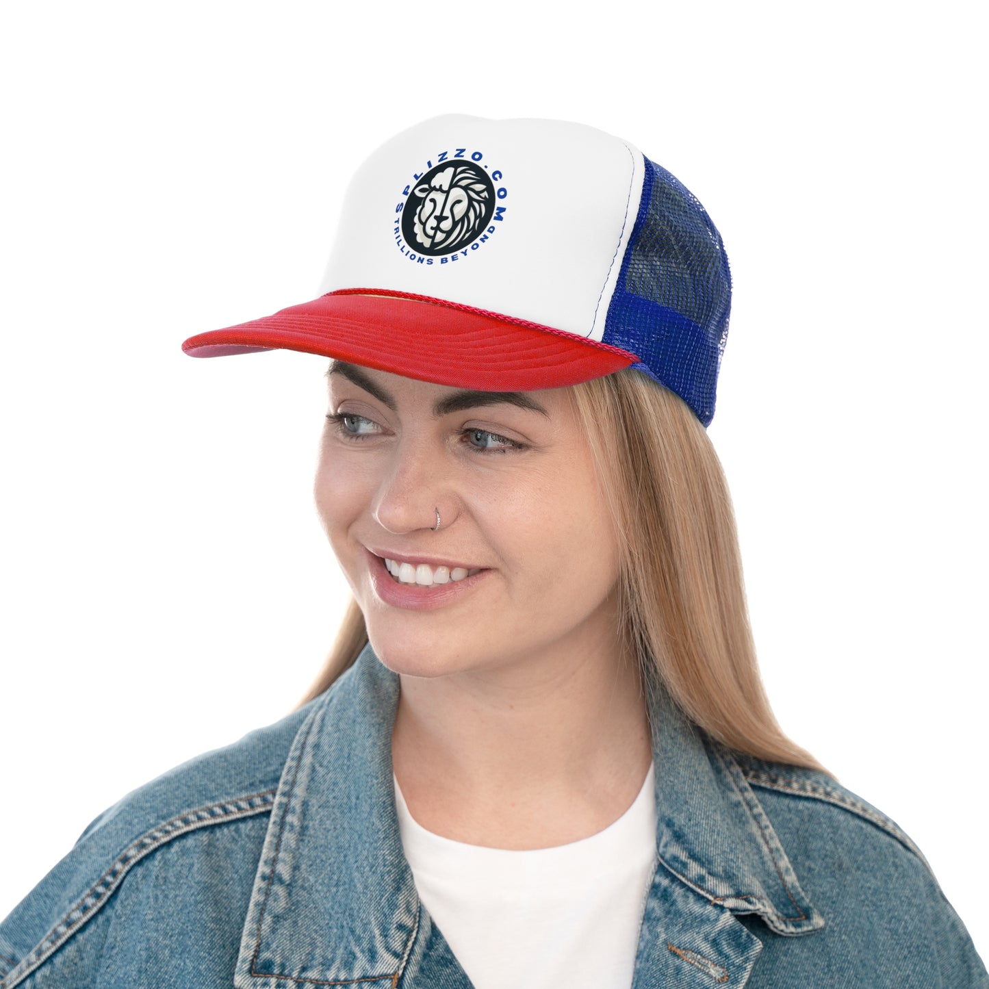 SPLIZZO.COM Lion Trucker Cap - Stylish Mesh Hat for Everyday Adventures