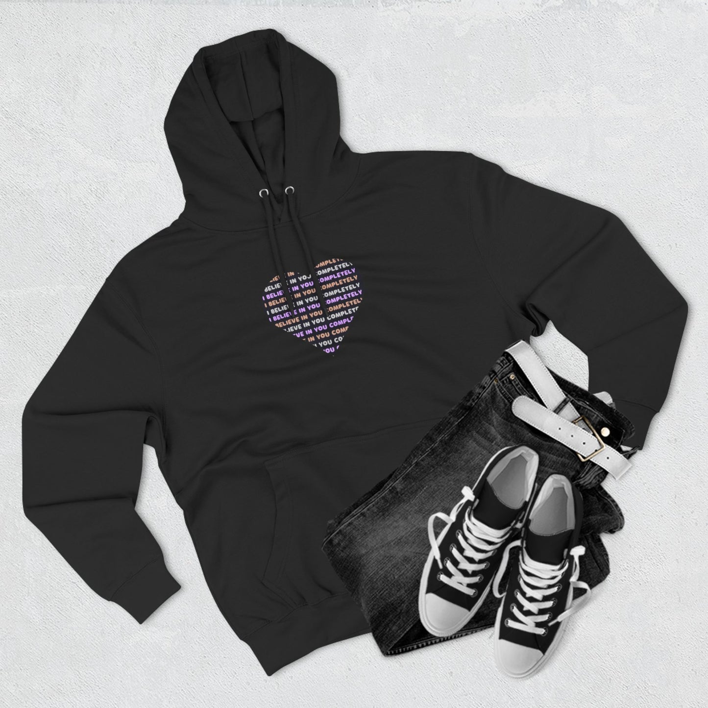 Comfortable Three-Panel Fleece Hoodie for Cozy Casual Days