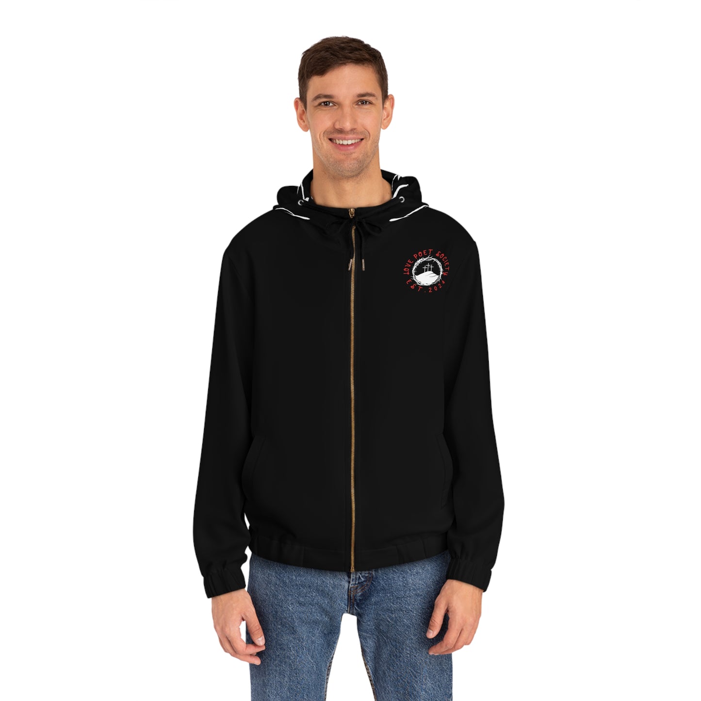 Phoenix Resurgence 2.0 Men's Full-Zip Hoodie - Inspirational Quote Fashion