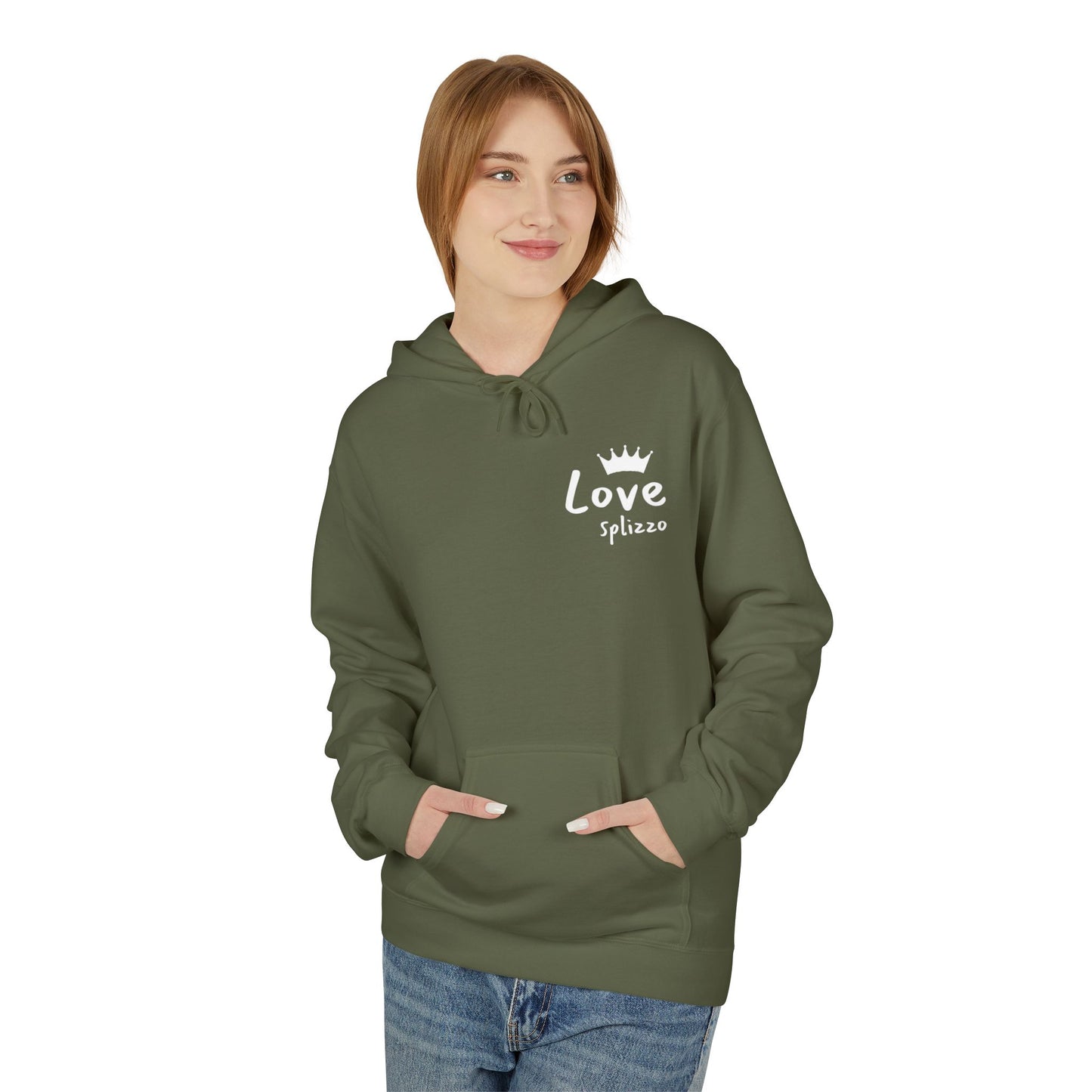 Love Yourself Fleece Hoodie - Inspirational Unisex Apparel