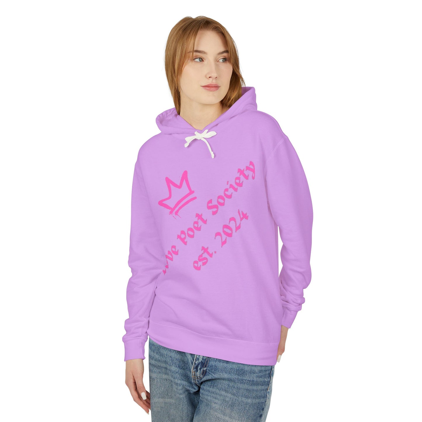 Love Poet Society Unisex Lightweight Hooded Sweatshirt - Inspirational Quotes for Literary Lovers