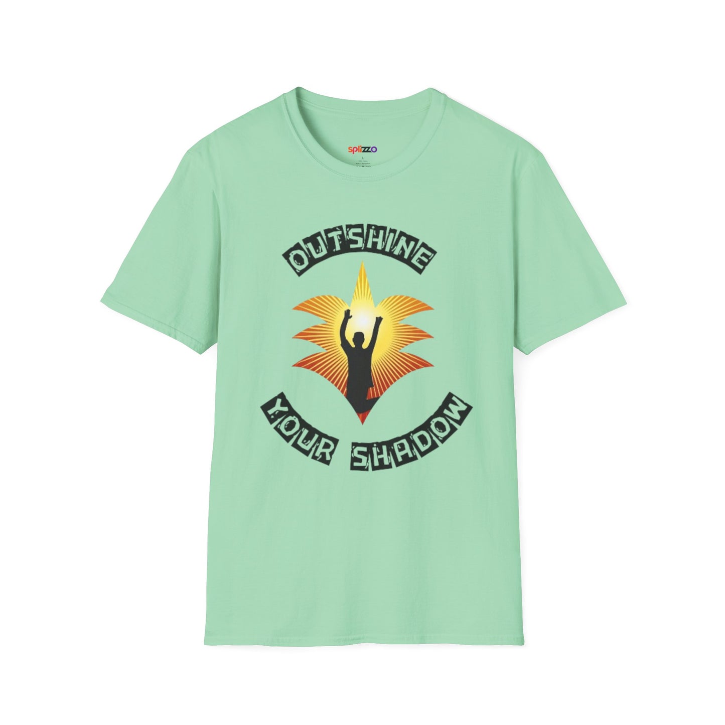 Arren Unisex Softstyle T-Shirt - 'Outshine Your Shadow' Inspirational Tee