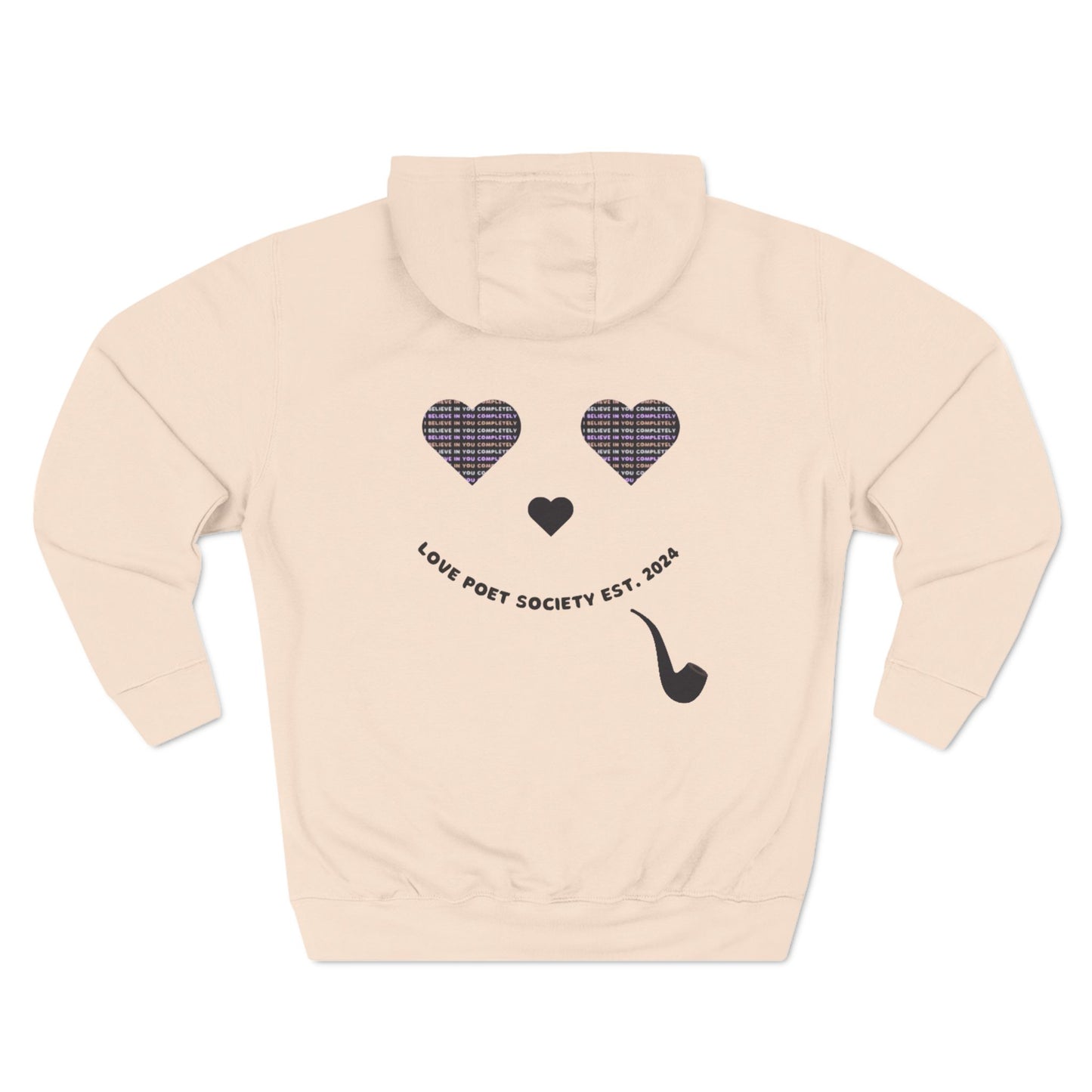 Comfortable Three-Panel Fleece Hoodie for Cozy Casual Days