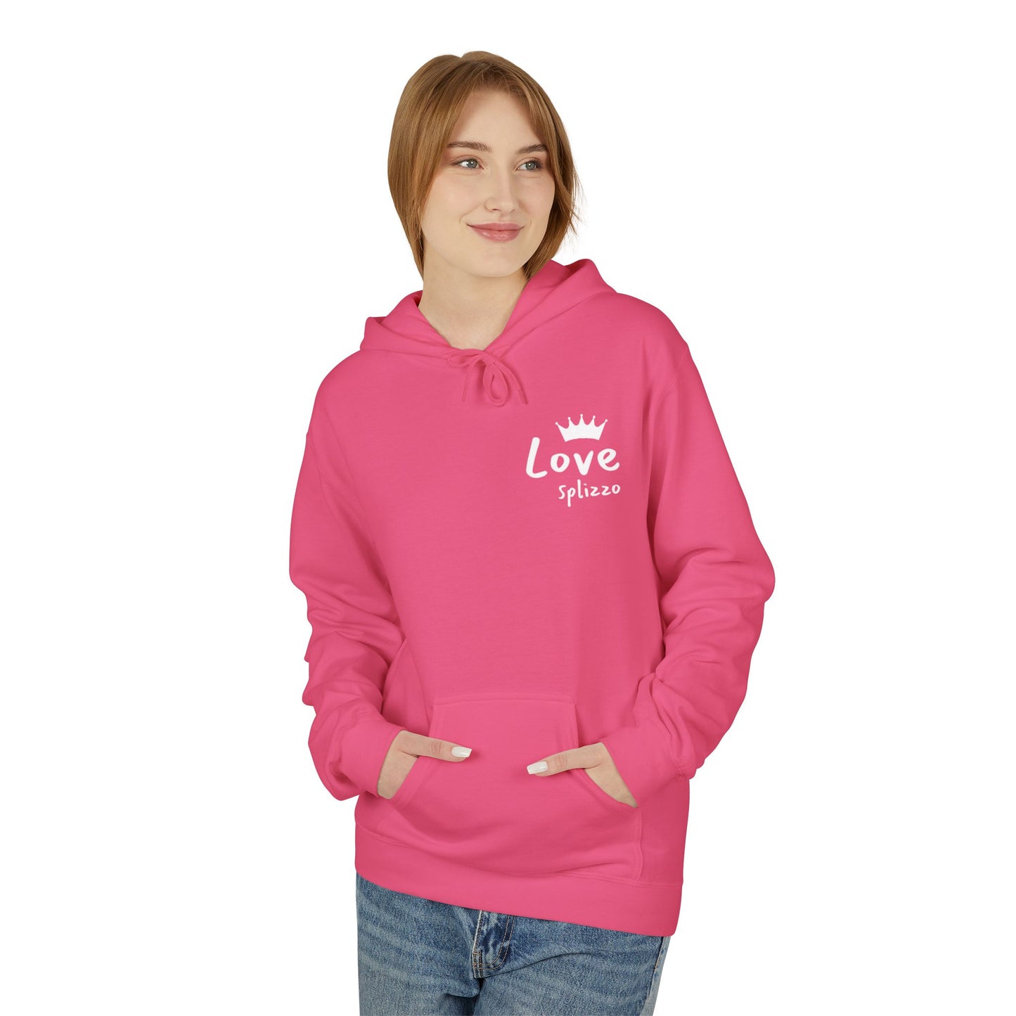 Love Yourself Fleece Hoodie - Inspirational Unisex Apparel
