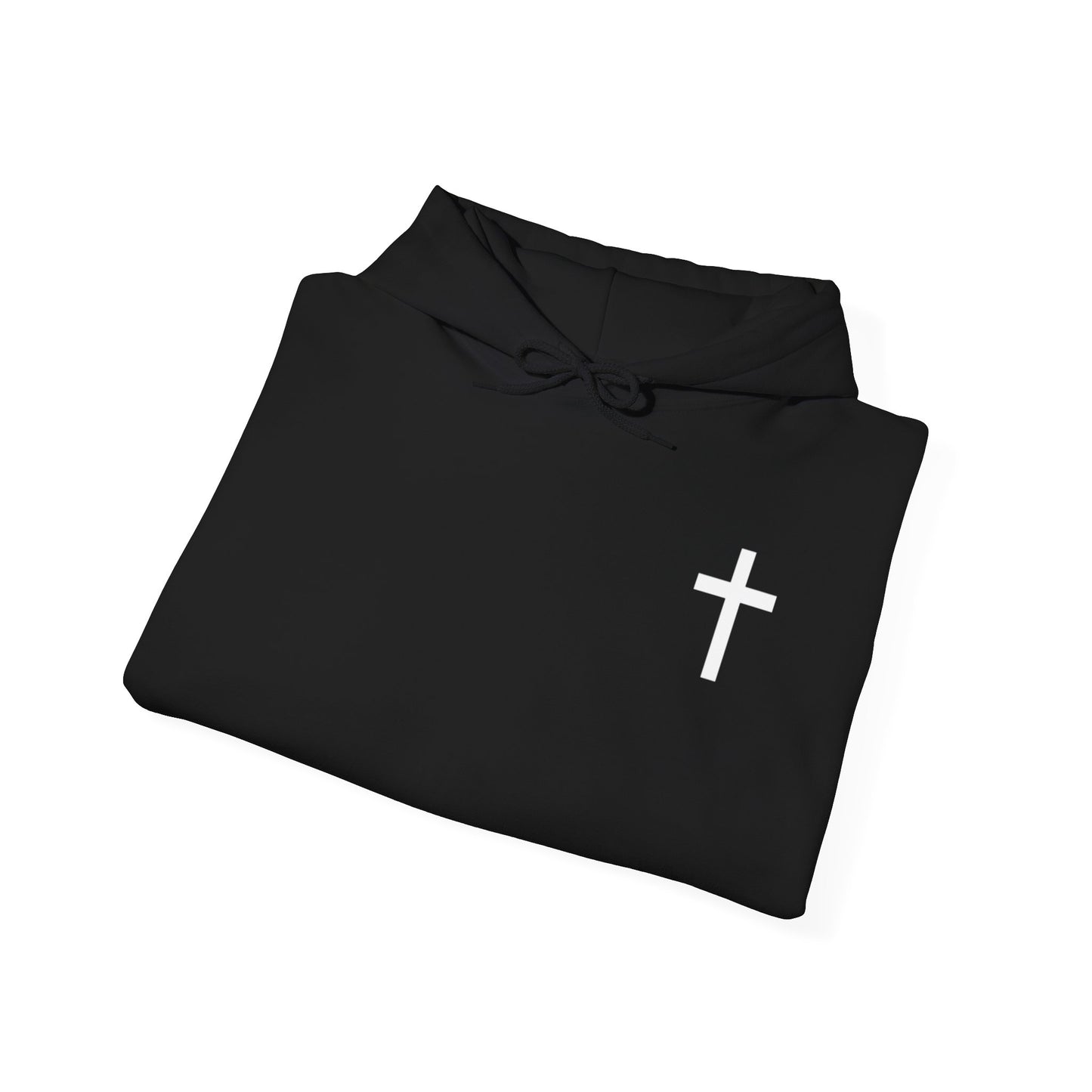 Faith & Love Unisex Hooded Sweatshirt - Jesus Cross Design