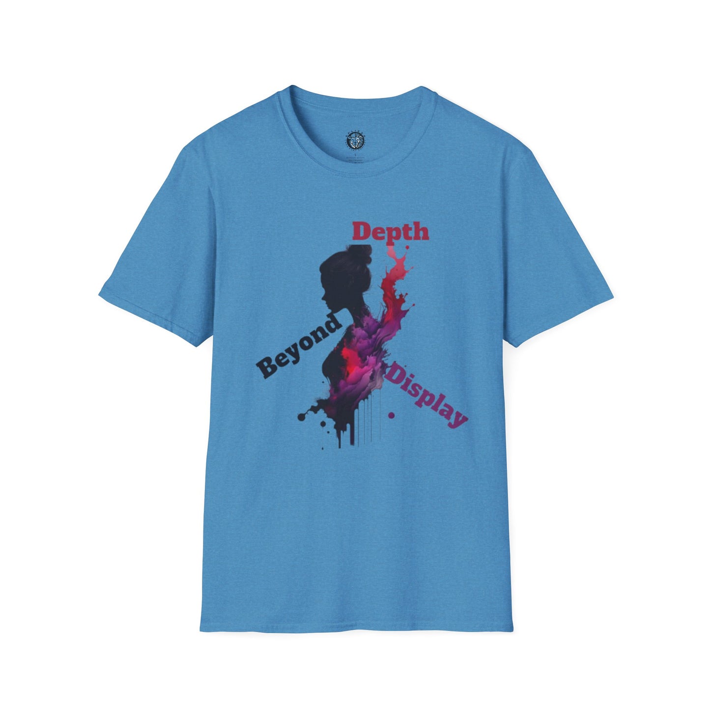 Unisex Softstyle T-Shirt - 'Depth Beyond Display Splizzo' Artistic Design