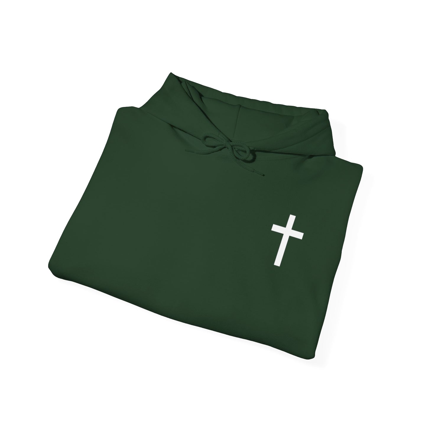 Faith & Love Unisex Hooded Sweatshirt - Jesus Cross Design