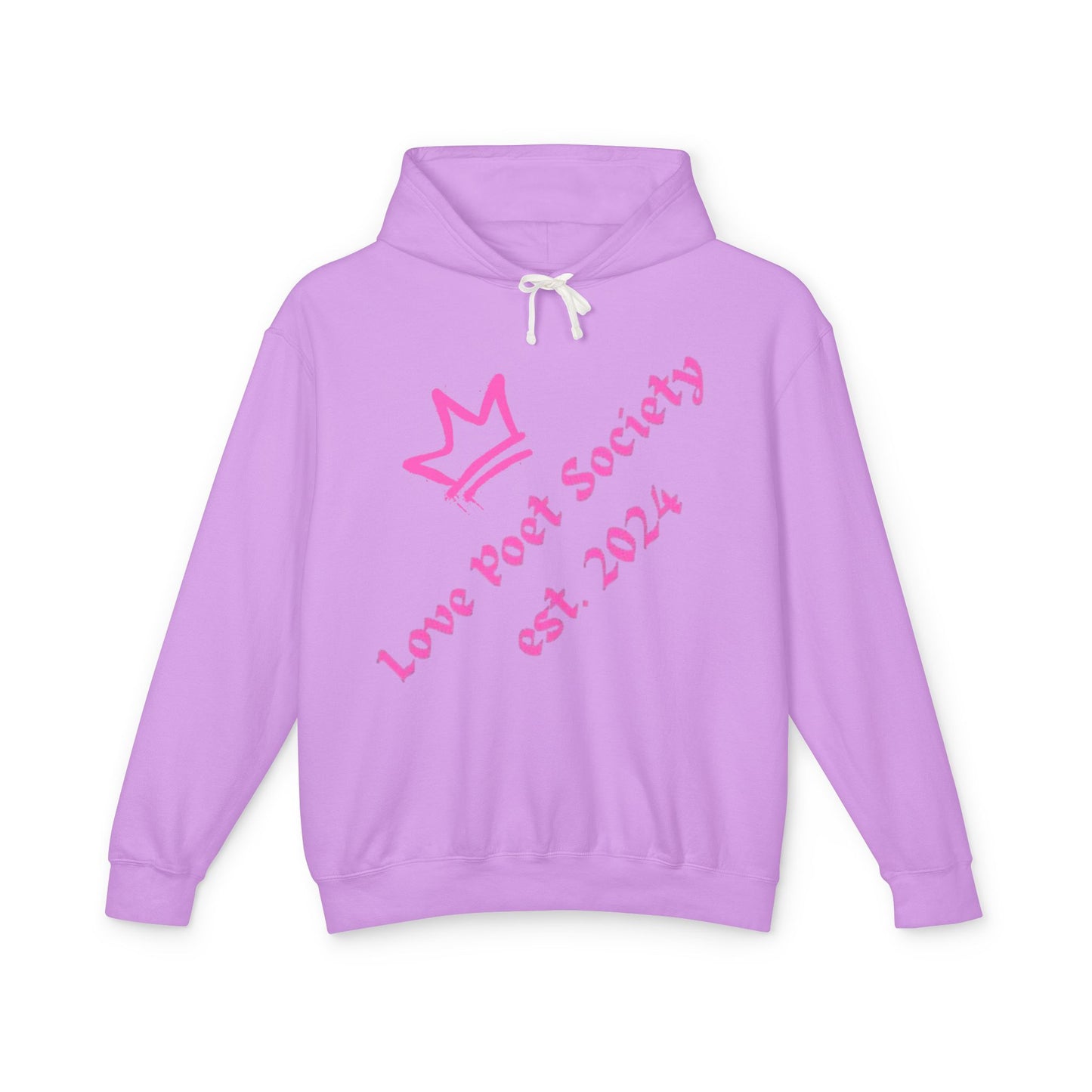 Love Poet Society Unisex Lightweight Hooded Sweatshirt - Inspirational Quotes for Literary Lovers
