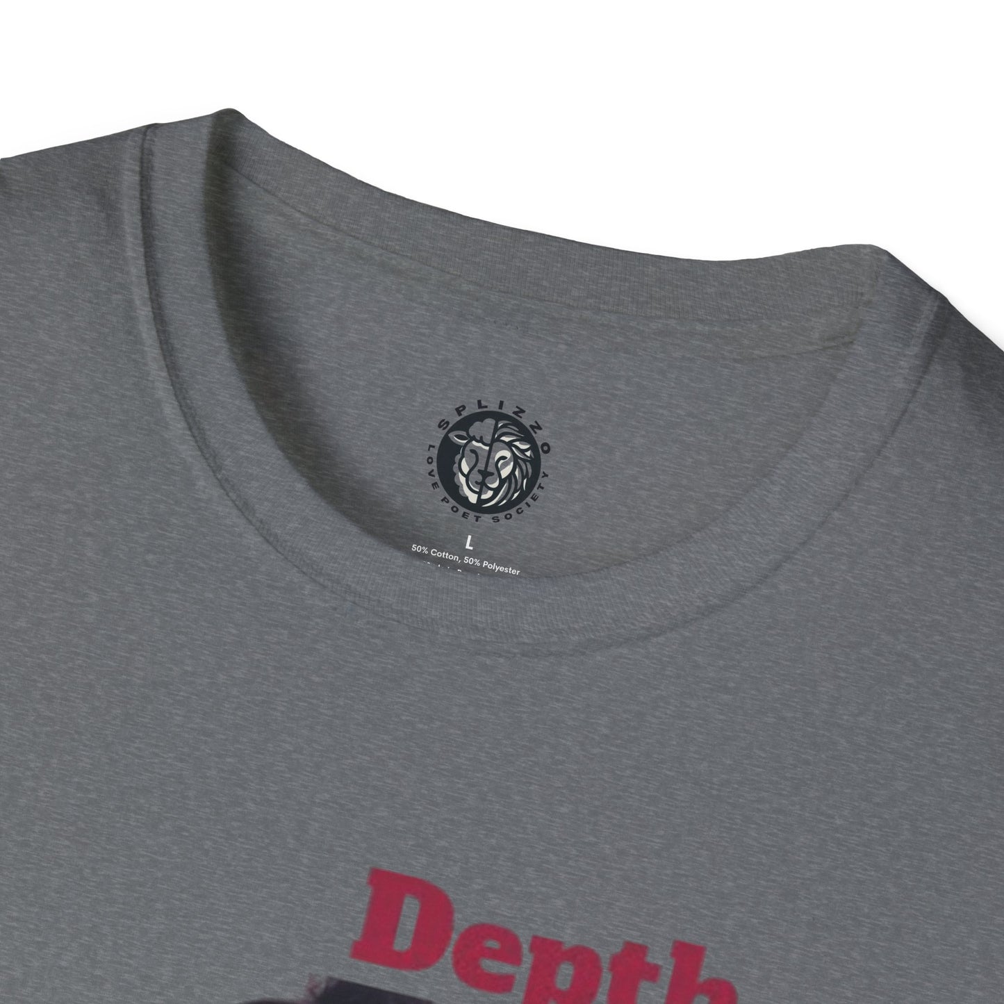 Unisex Softstyle T-Shirt - 'Depth Beyond Display Splizzo' Artistic Design