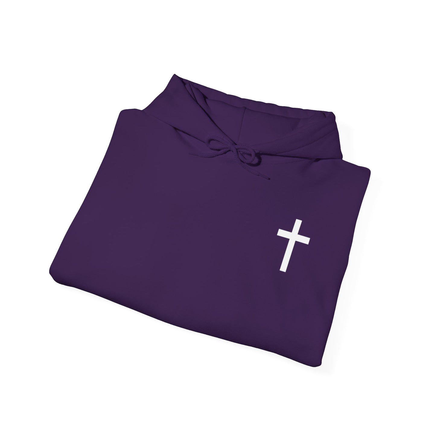 Faith & Love Unisex Hooded Sweatshirt - Jesus Cross Design