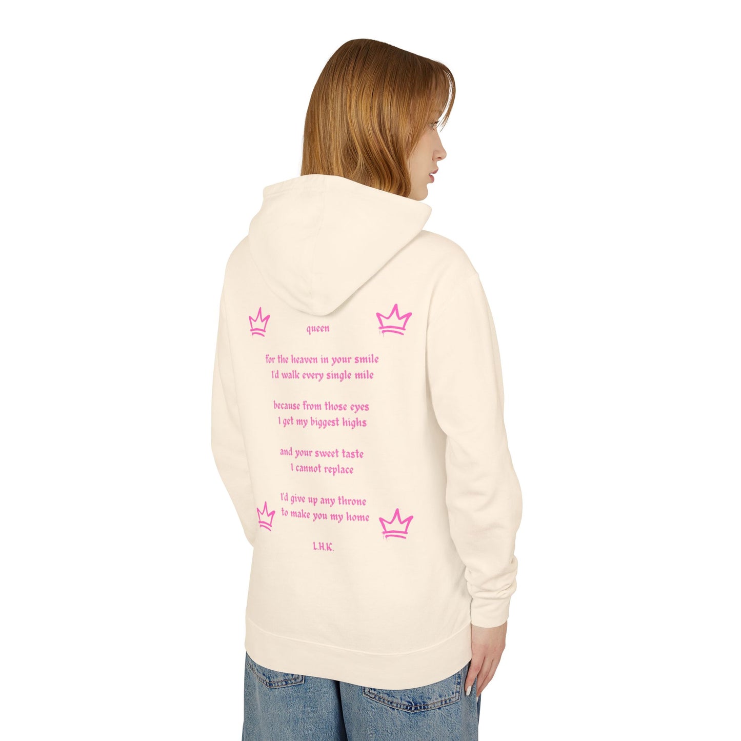 Love Poet Society Unisex Lightweight Hooded Sweatshirt - Inspirational Quotes for Literary Lovers