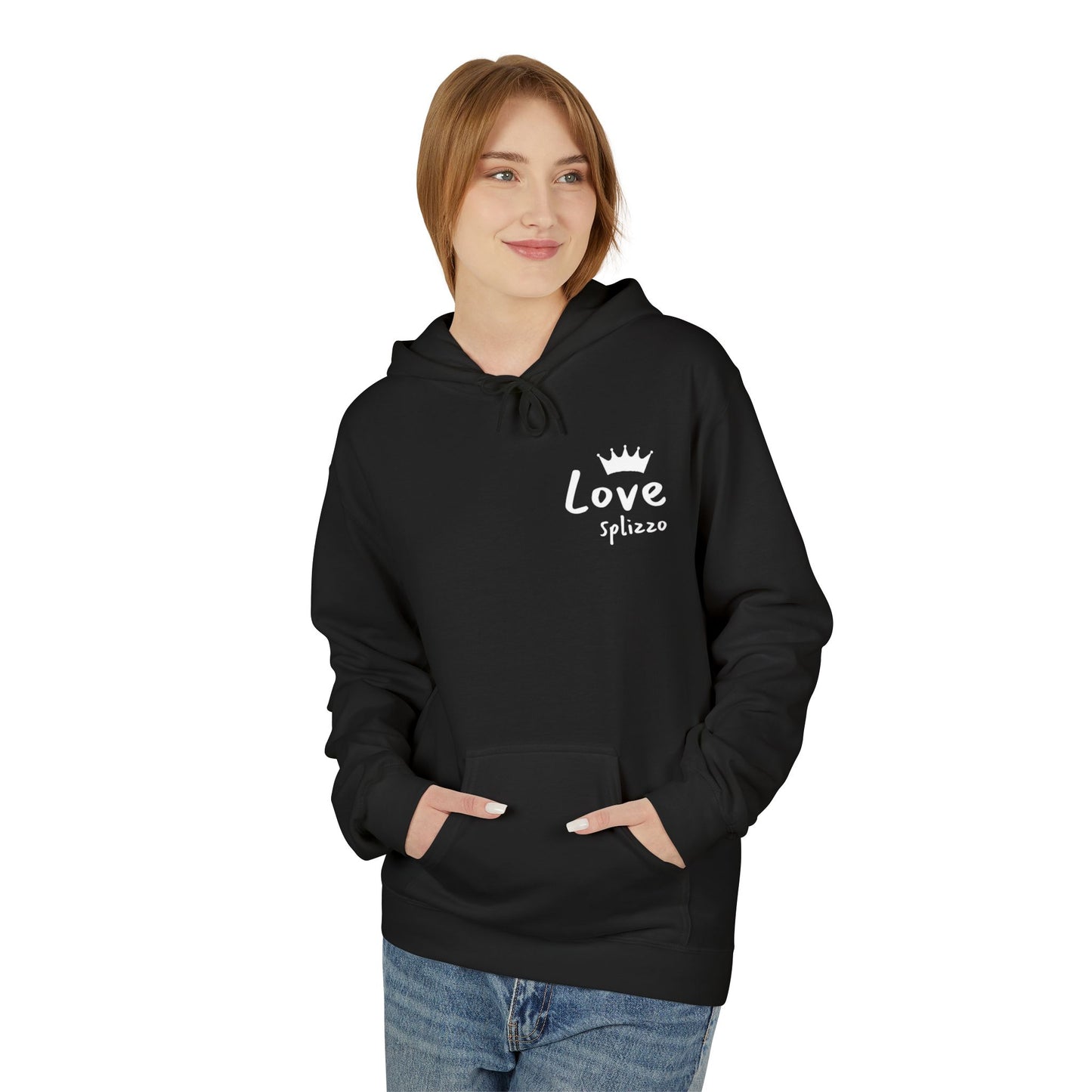 Love Yourself Fleece Hoodie - Inspirational Unisex Apparel