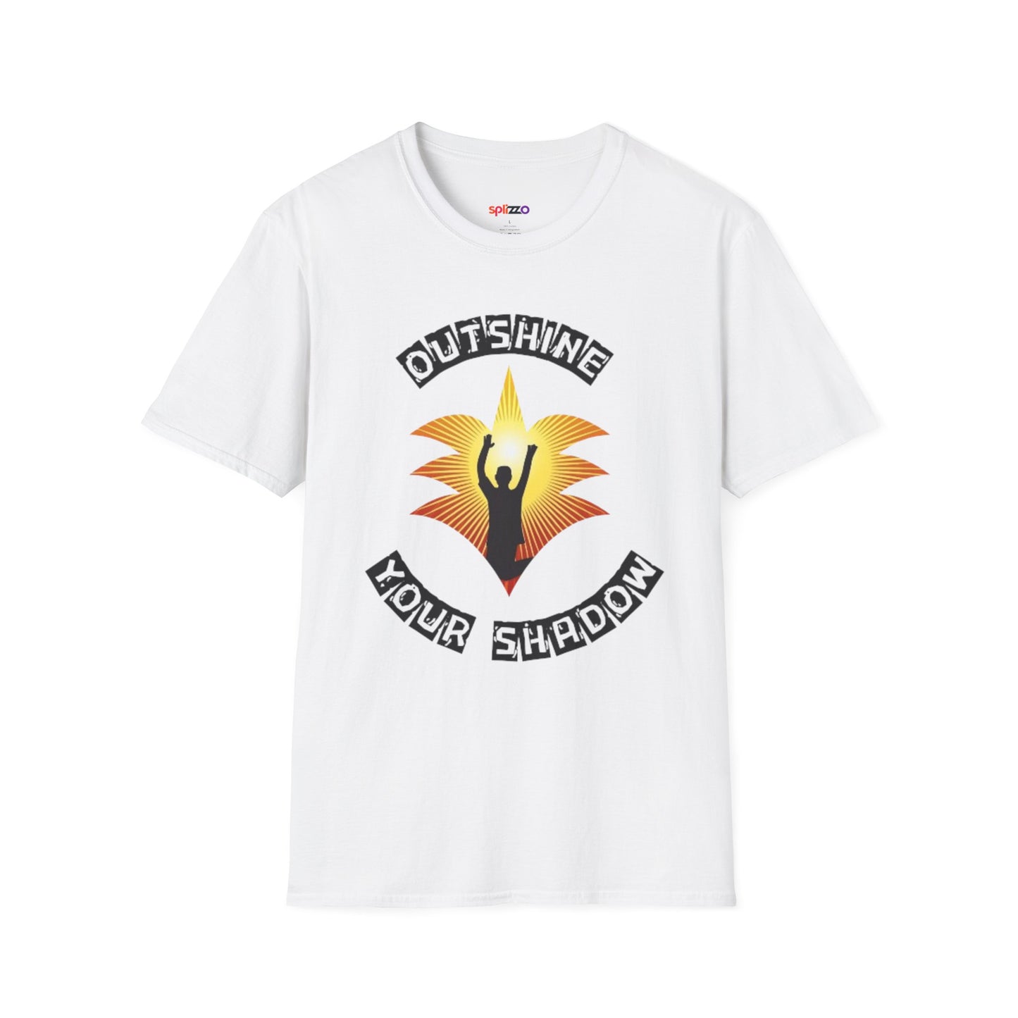 Arren Unisex Softstyle T-Shirt - 'Outshine Your Shadow' Inspirational Tee