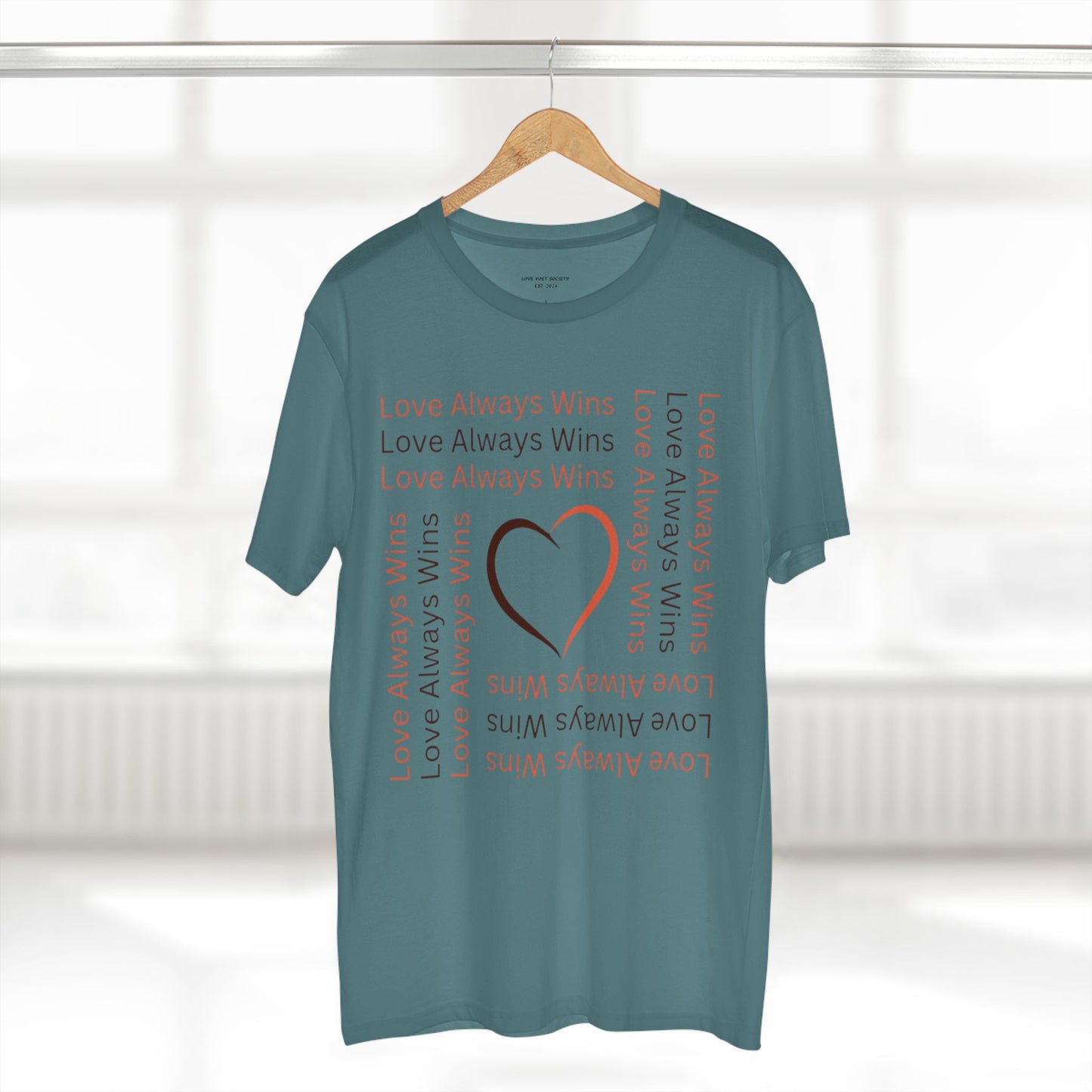 Love Always Wins Adult Tee - Unisex Inspirational Graphic T-Shirt