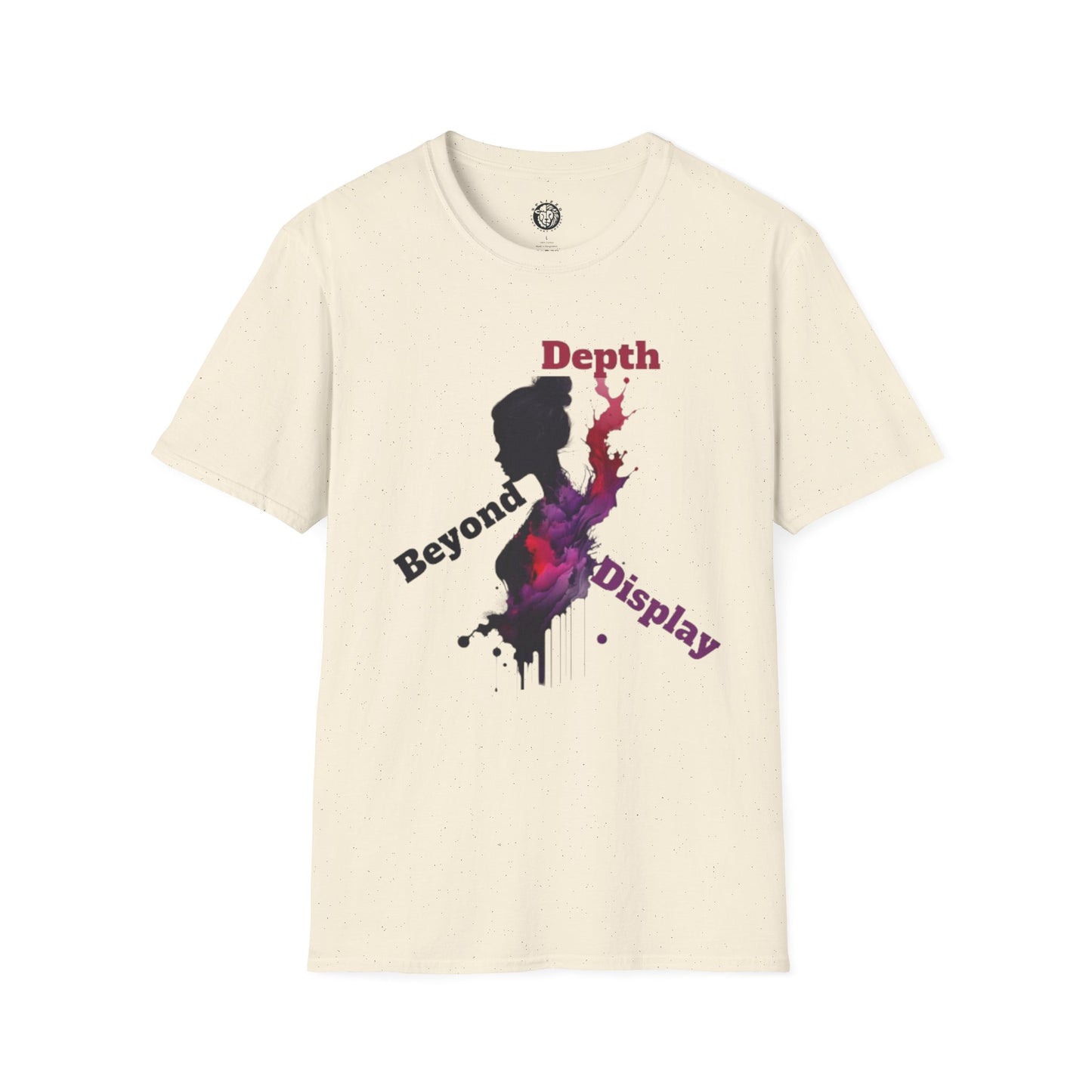 Unisex Softstyle T-Shirt - 'Depth Beyond Display Splizzo' Artistic Design