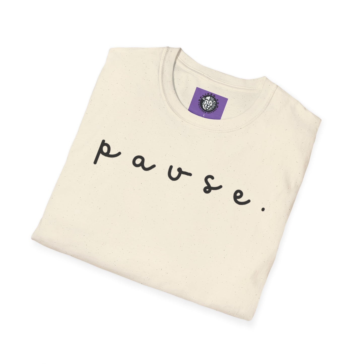 Unisex Softstyle T-Shirt - 'Pause. Feel.' Inspiring Casual Wear