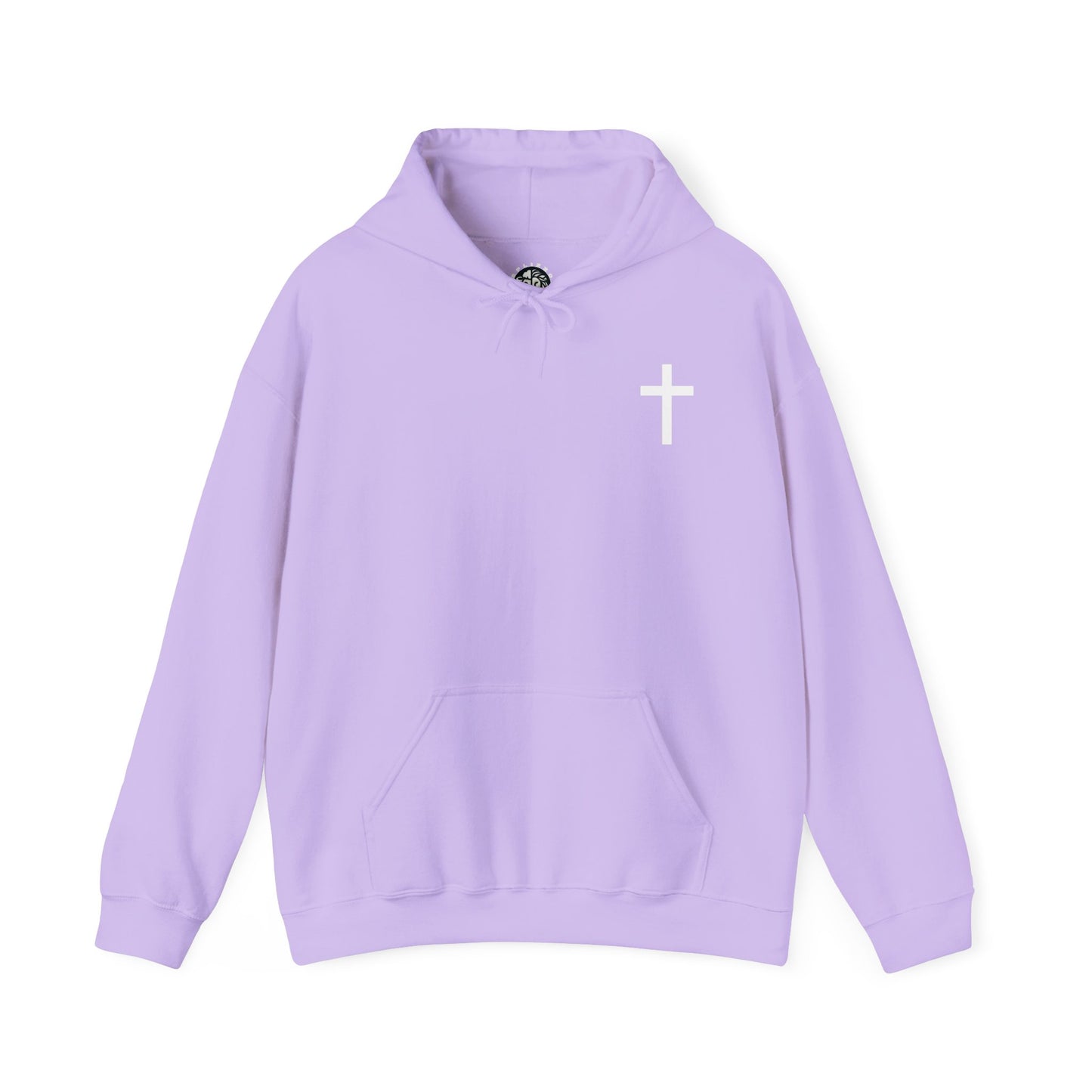 Faith & Love Unisex Hooded Sweatshirt - Jesus Cross Design