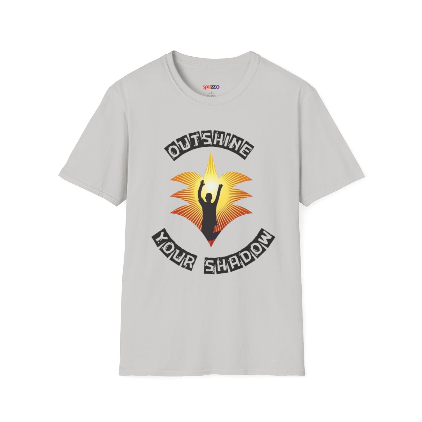 Arren Unisex Softstyle T-Shirt - 'Outshine Your Shadow' Inspirational Tee