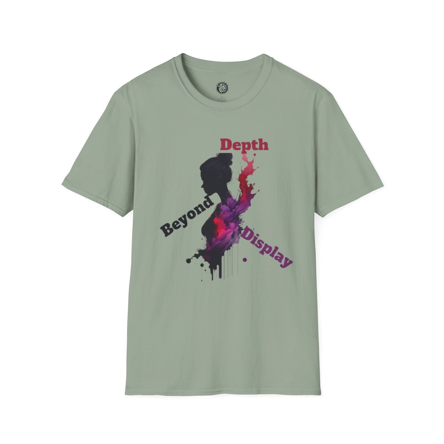 Unisex Softstyle T-Shirt - 'Depth Beyond Display Splizzo' Artistic Design