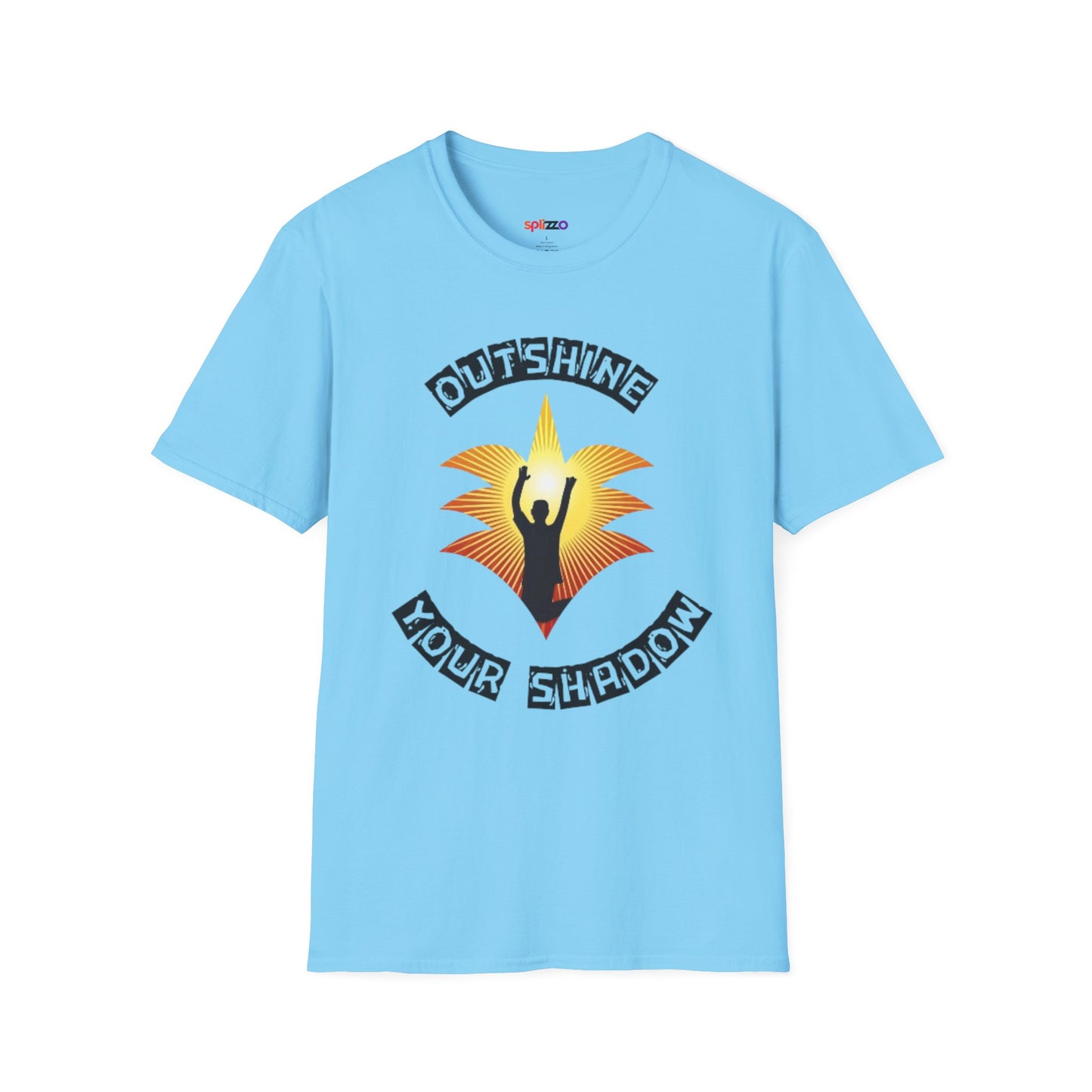 Arren Unisex Softstyle T-Shirt - 'Outshine Your Shadow' Inspirational Tee