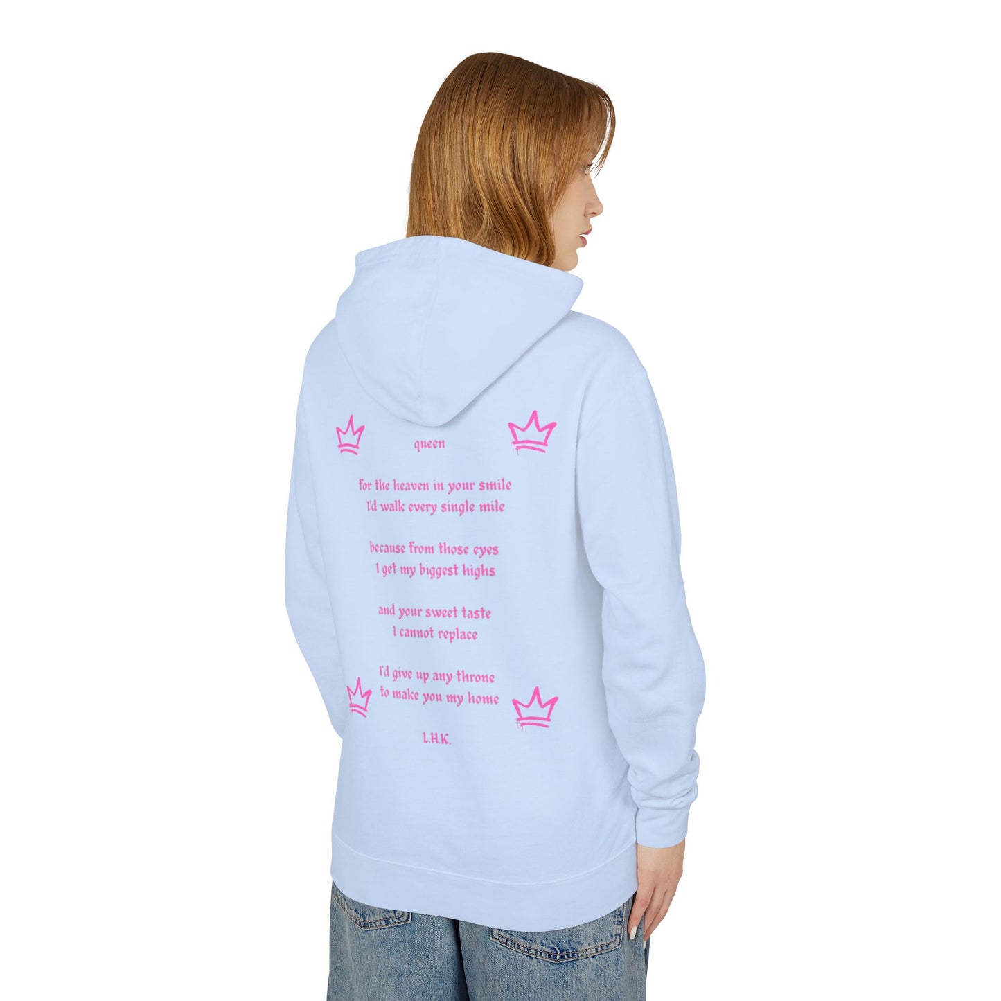 Love Poet Society Unisex Lightweight Hooded Sweatshirt - Inspirational Quotes for Literary Lovers