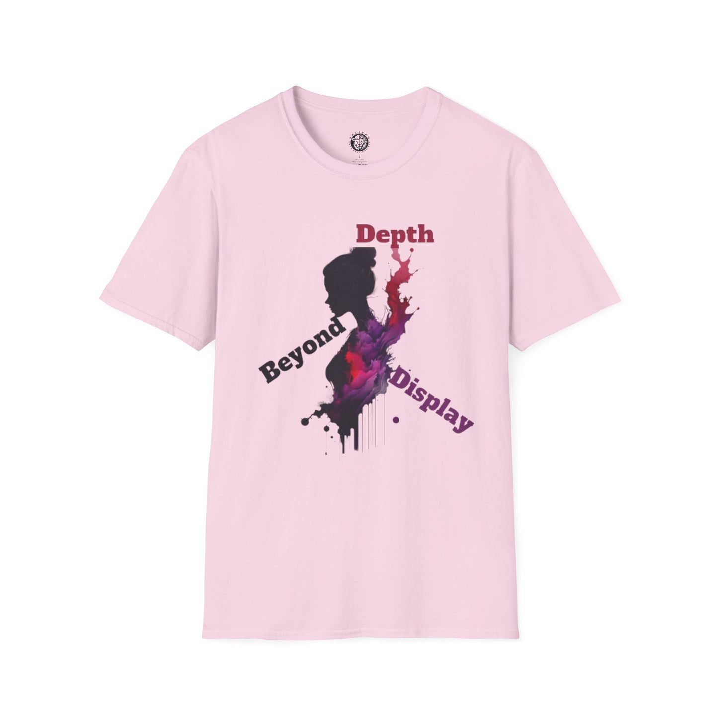 Unisex Softstyle T-Shirt - 'Depth Beyond Display Splizzo' Artistic Design