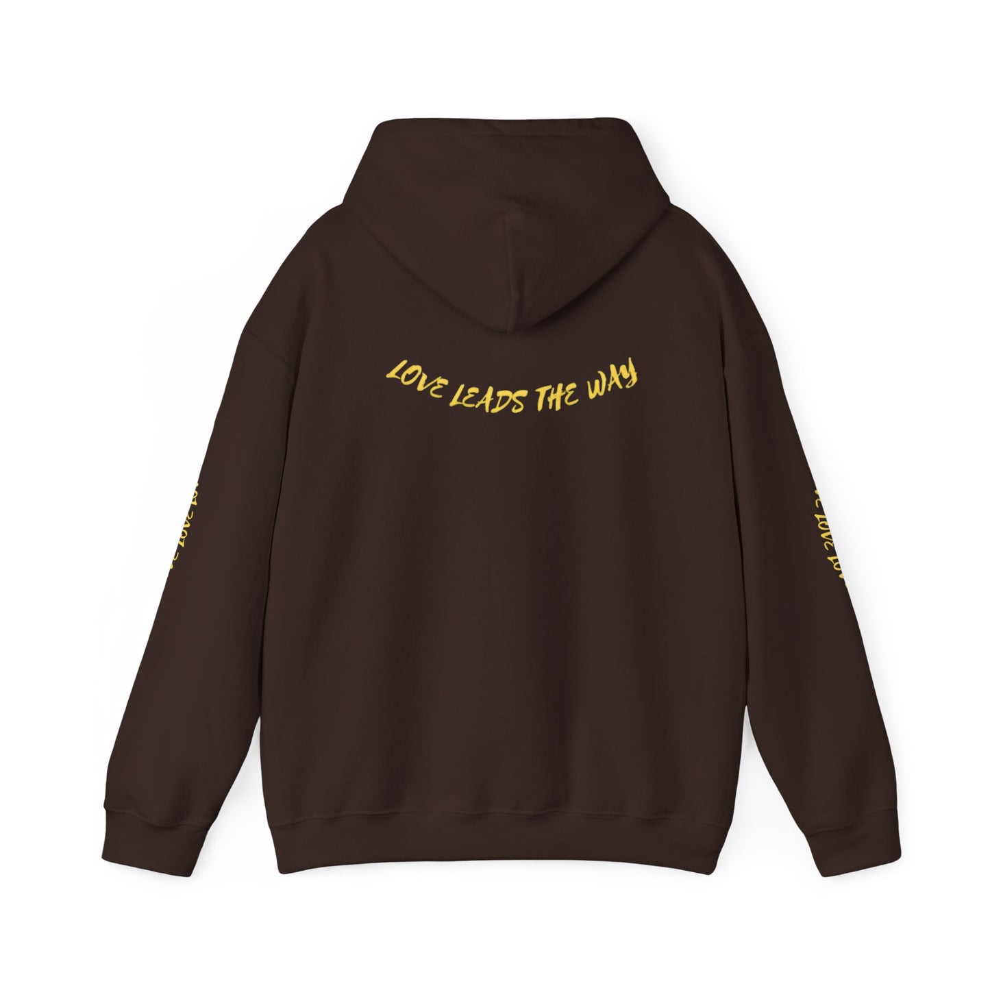 Unisex Heavy Blend™ Hooded Sweatshirt - "Lead with Your Heart" Inspirational Pullover