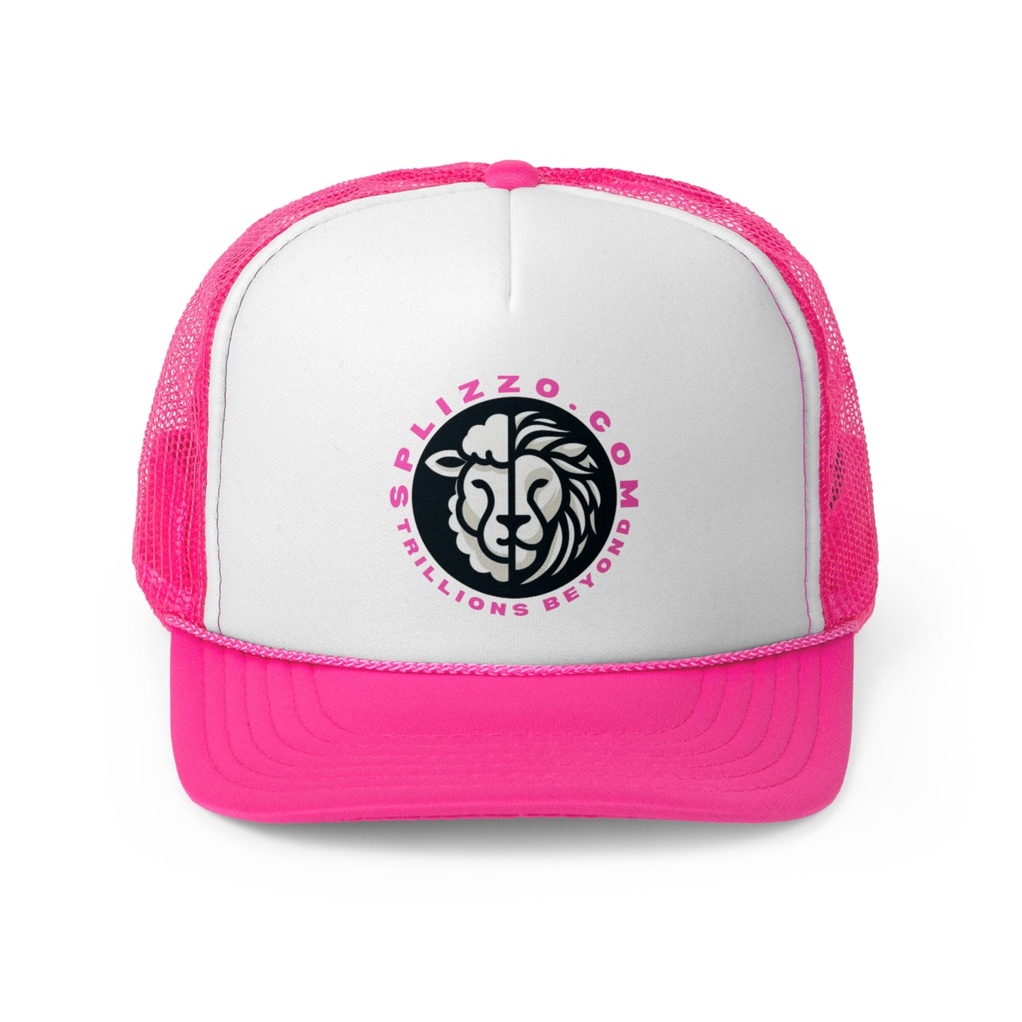 SPLIZZO.COM Lion Trucker Cap - Stylish Mesh Hat for Everyday Adventures